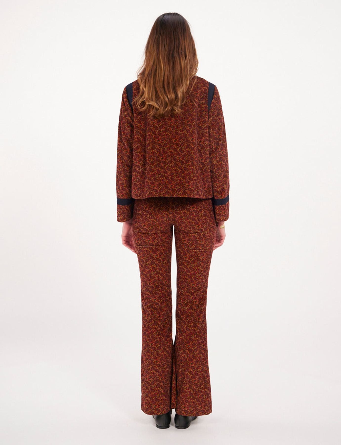 Veste Phoebe imprimé rouille
