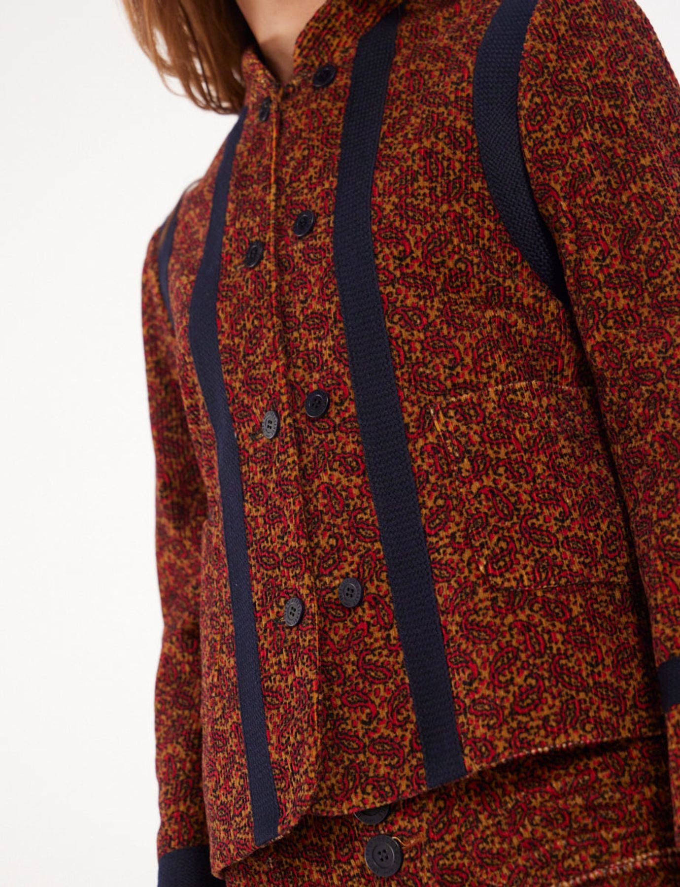 Veste Phoebe imprimé rouille