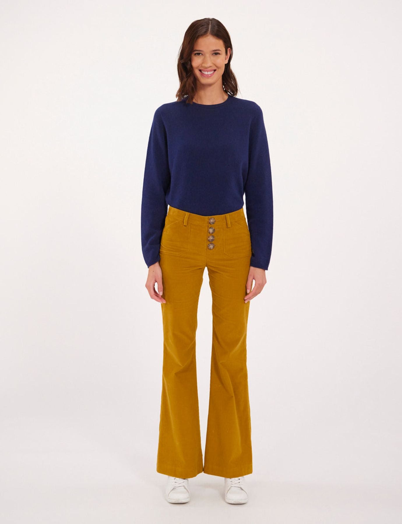 Charlotte ochre trousers