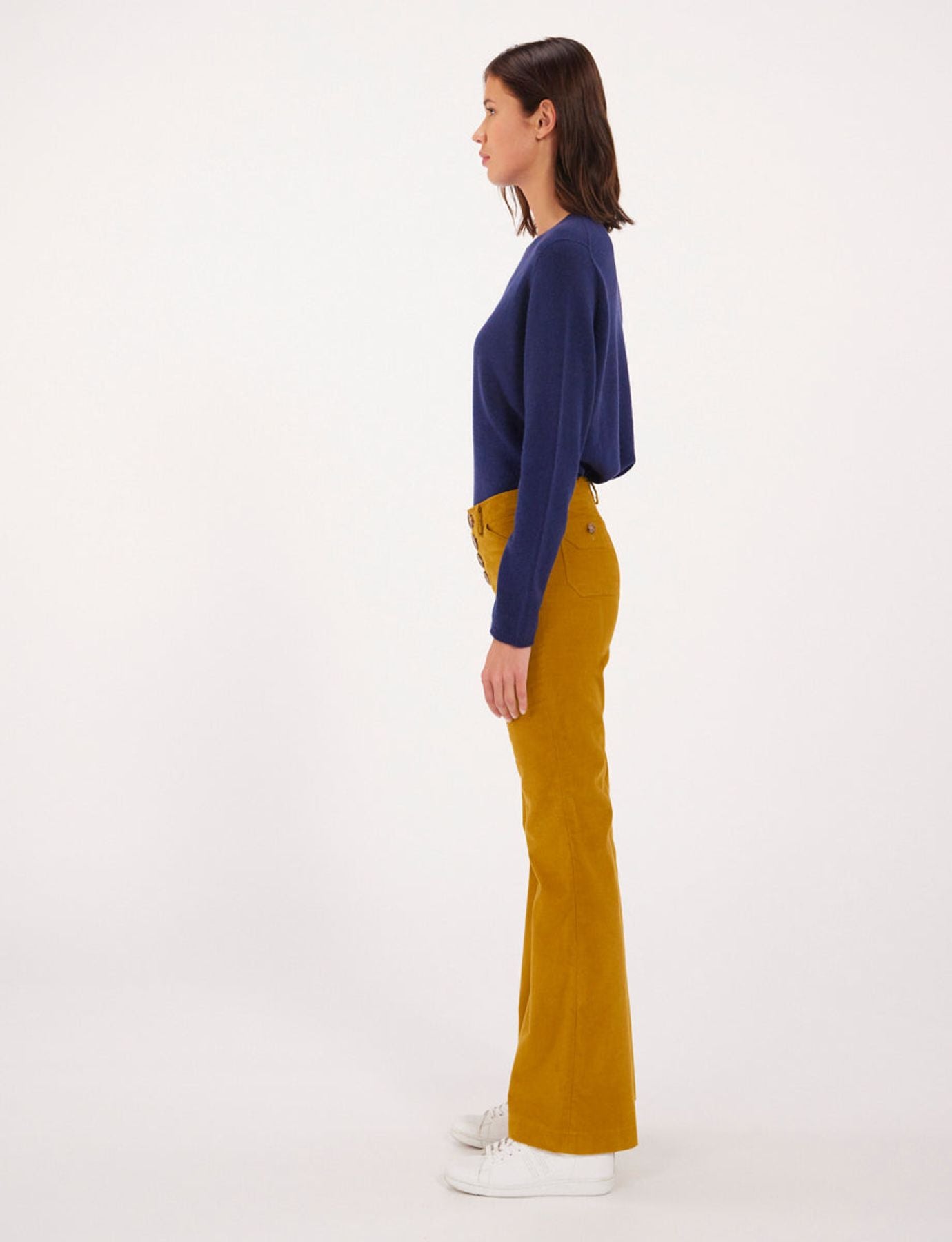 Charlotte ochre trousers