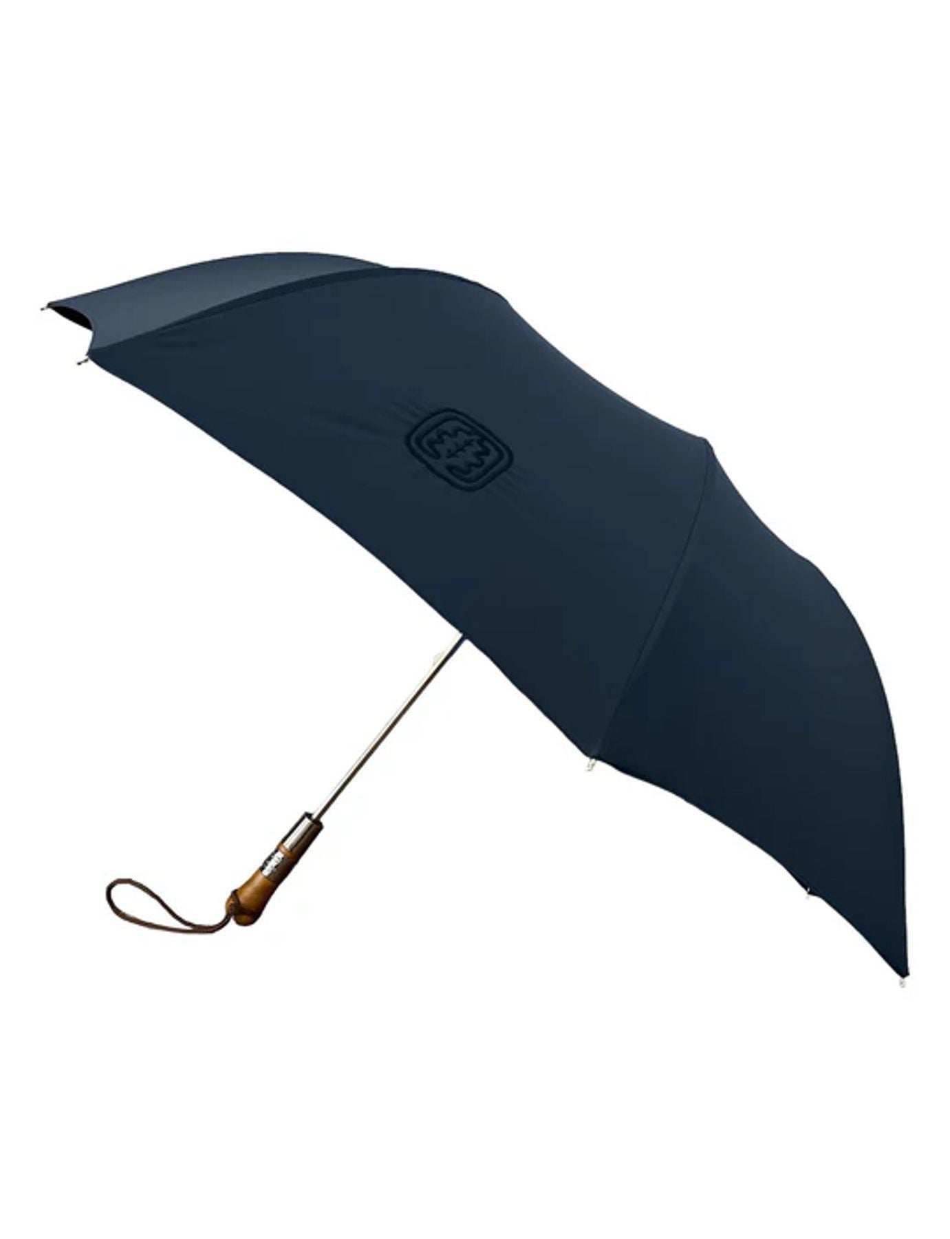 Parapluie pliant bleu marine x Le Parapluie de Cherbourg