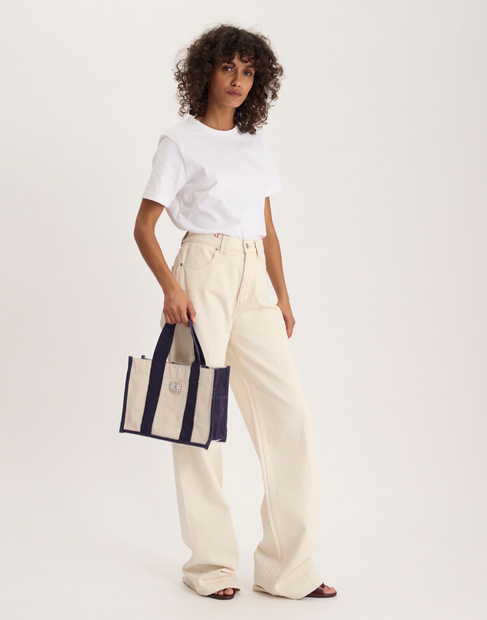 Sac cabas Alicia marine taille S