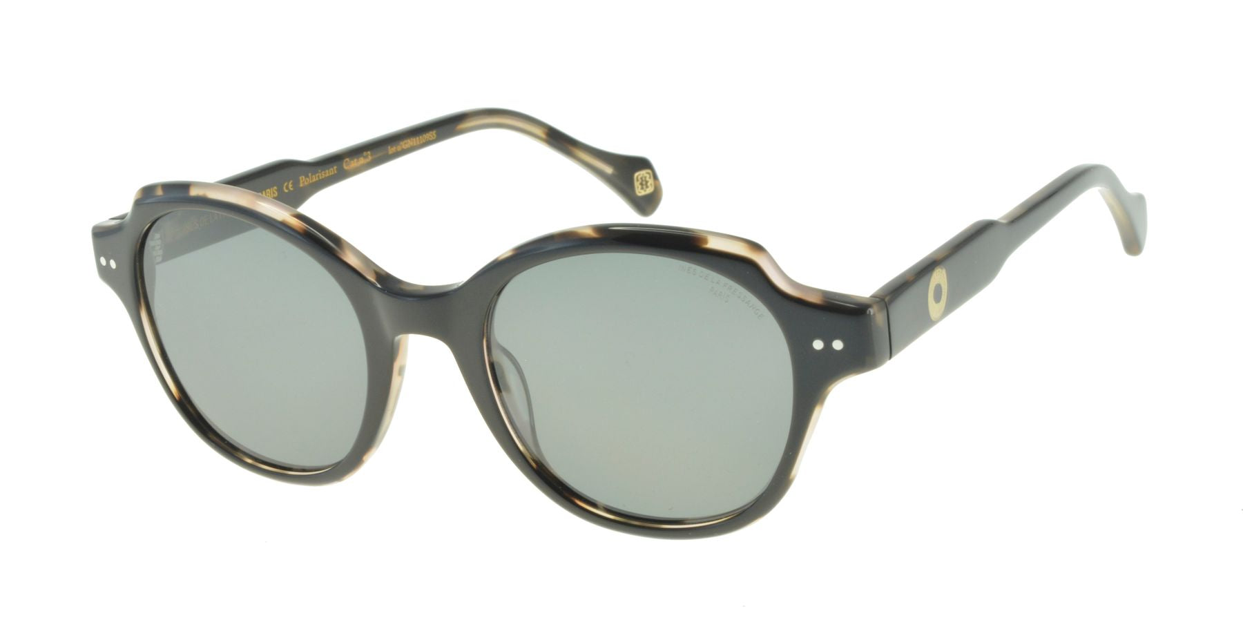 Lunettes de soleil Julianne noires écailles