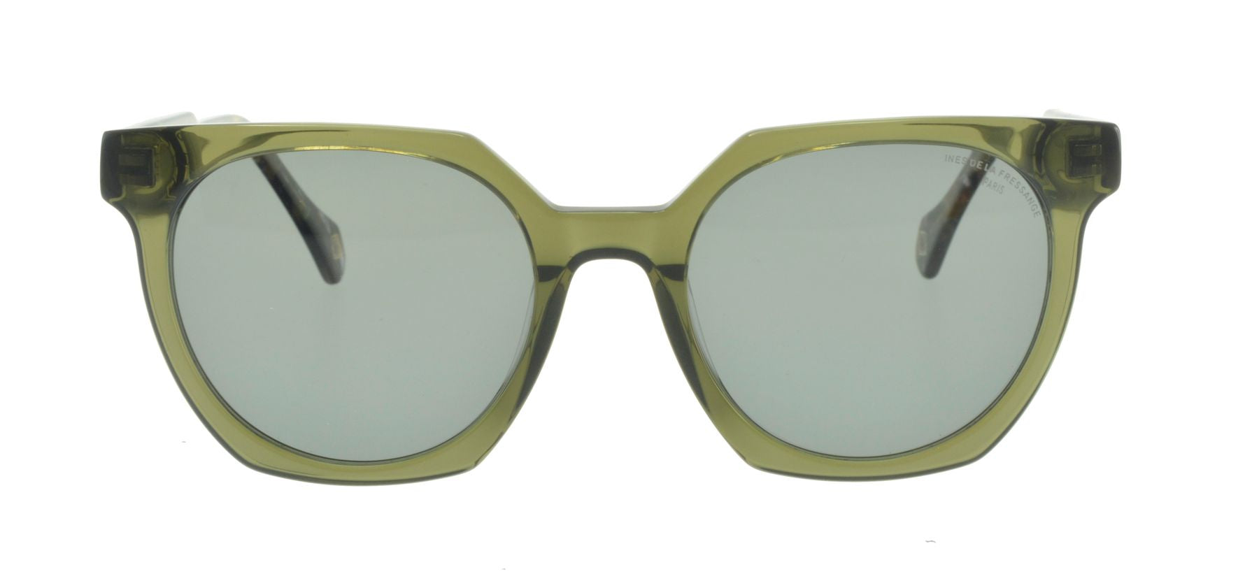 Laura kaki crystal sunglasses