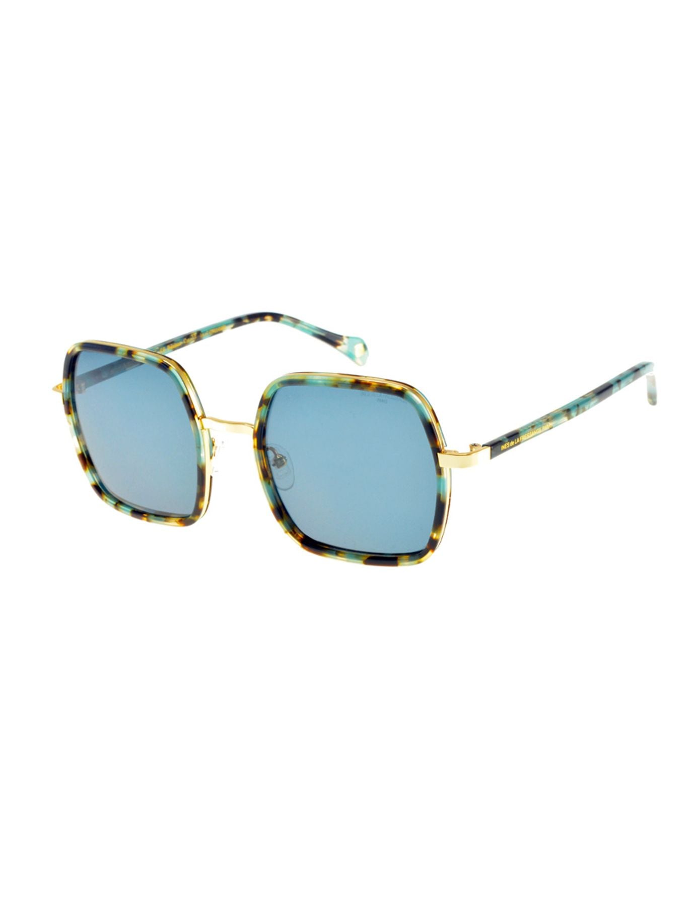 Lunettes de soleil Katherine bleues or
