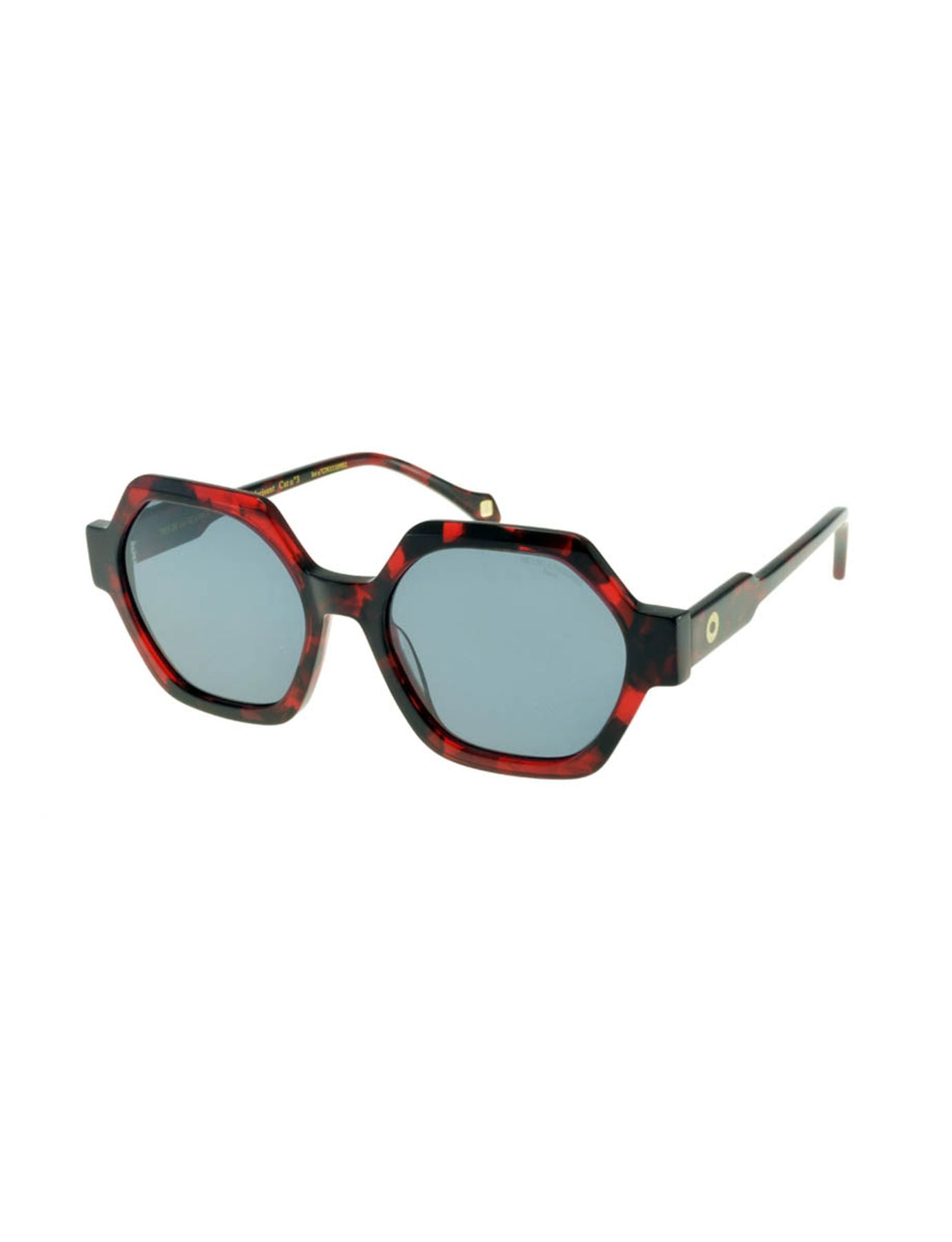 Marion red tortoiseshell sunglasses