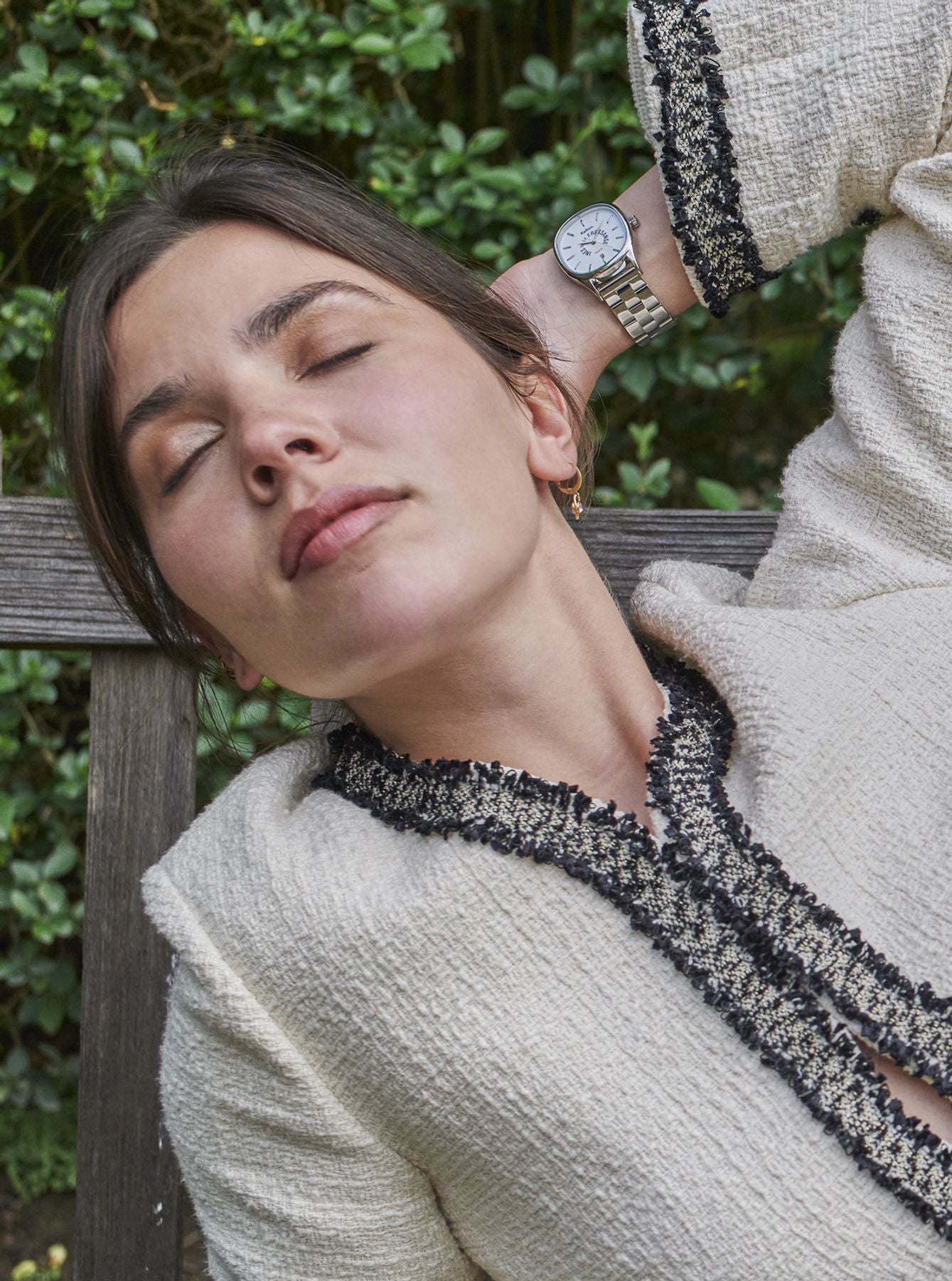 Montre Grande Colorama silver Kelton x Ines de la Fressange Paris
