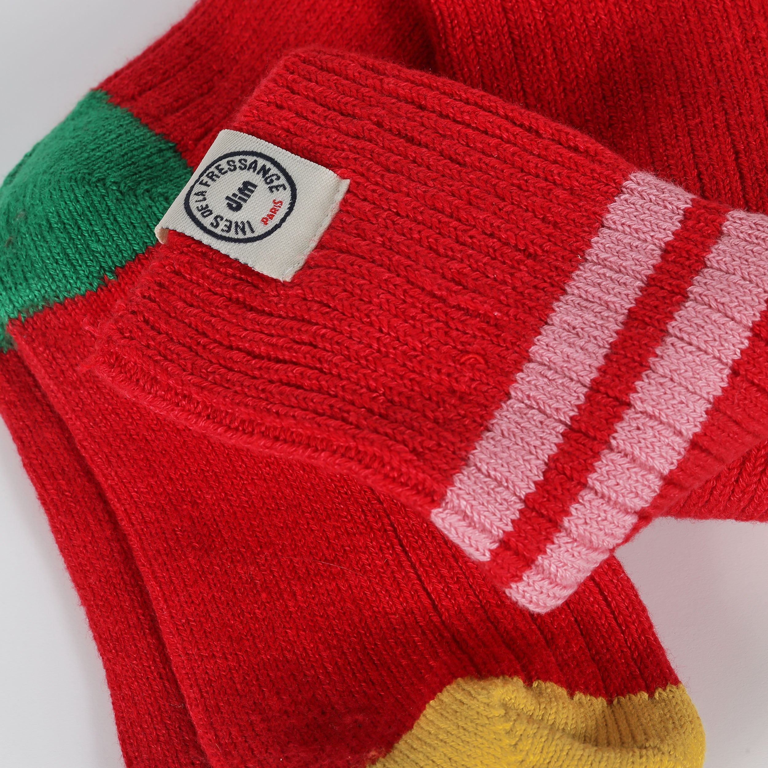 Chaussettes mi-bas côtelés DIM x Ines de La Fressange