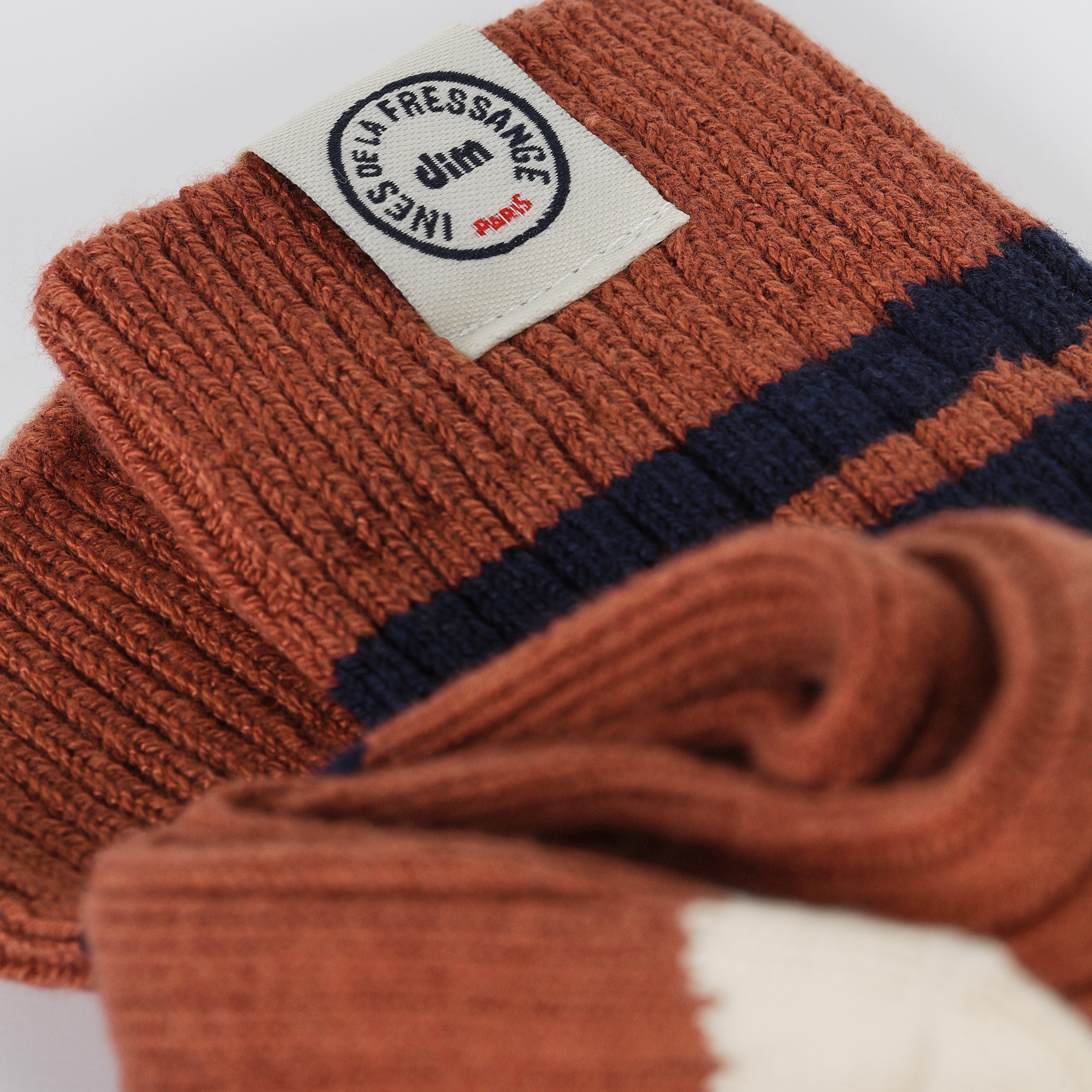 Chaussettes côtelées DIM x Ines de La Fressange