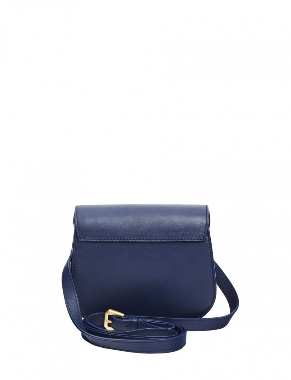 Sac Baby Flâneur cuir bleu marine
