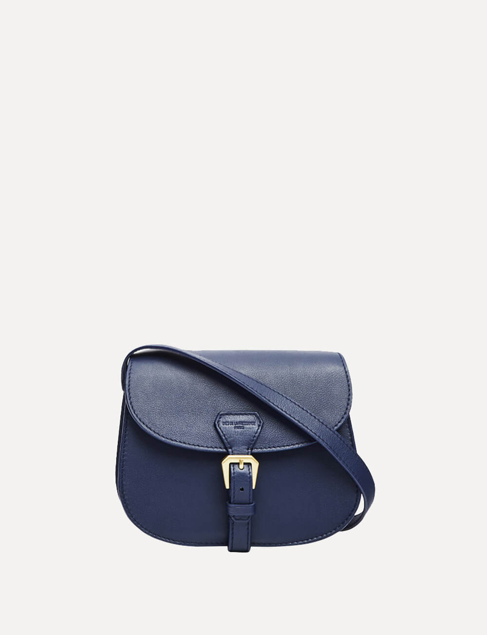 Sac Baby Flâneur cuir bleu marine