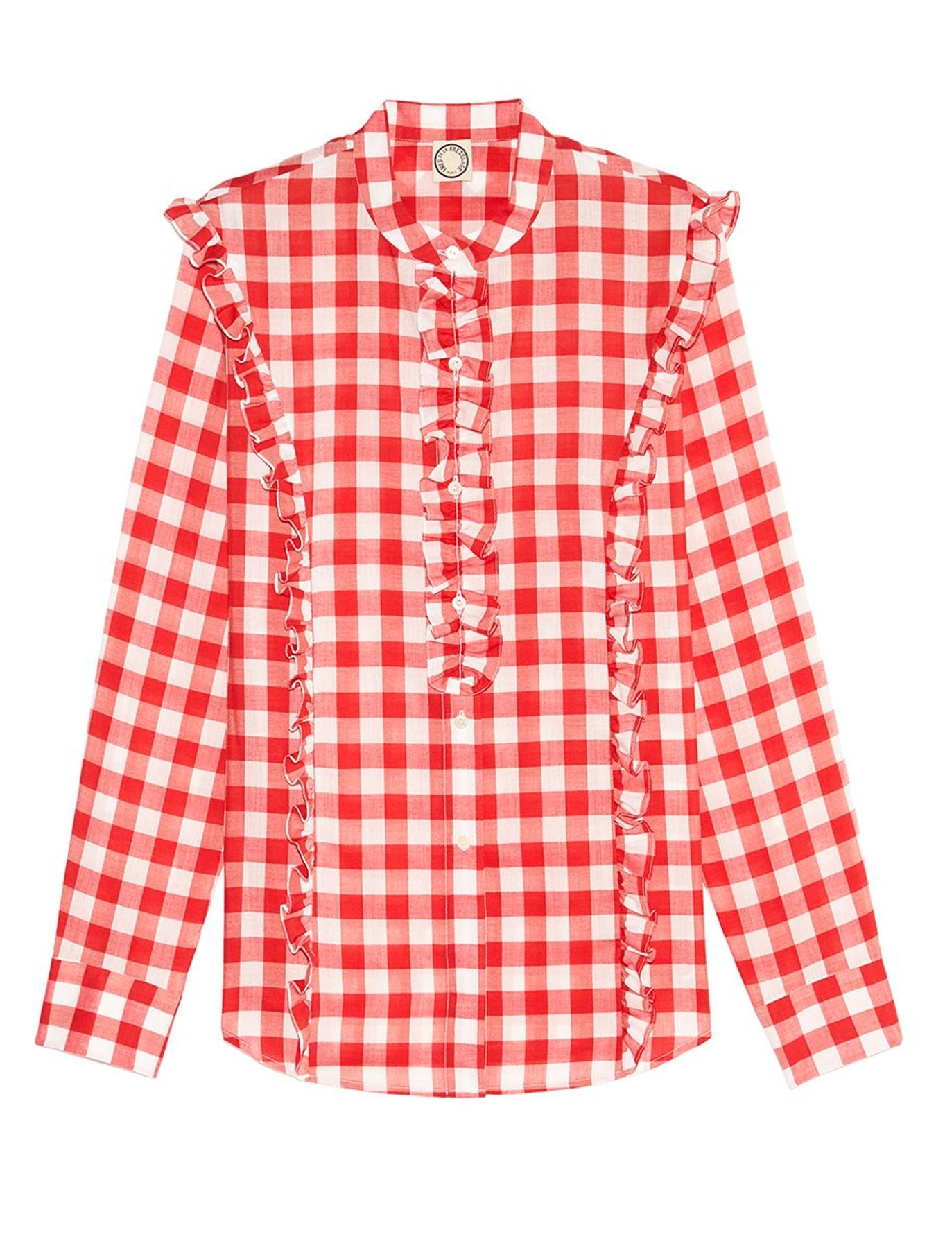 Camicia a quadri rossi Prairy