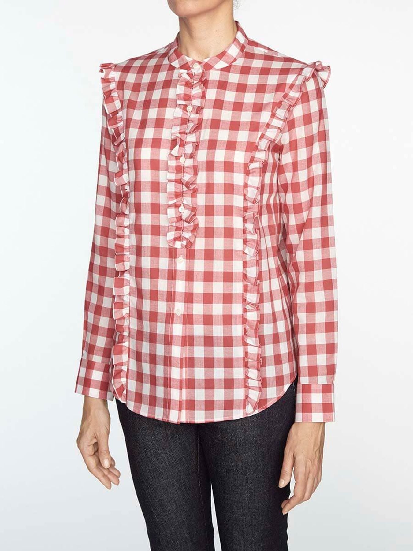 Camicia a quadri rossi Prairy