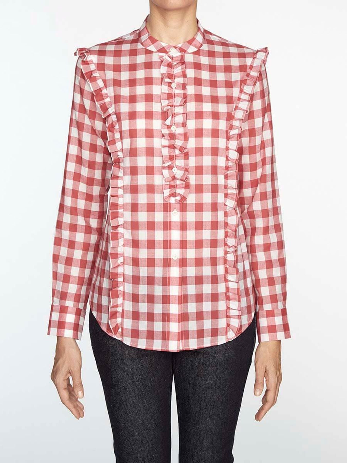 Camicia a quadri rossi Prairy