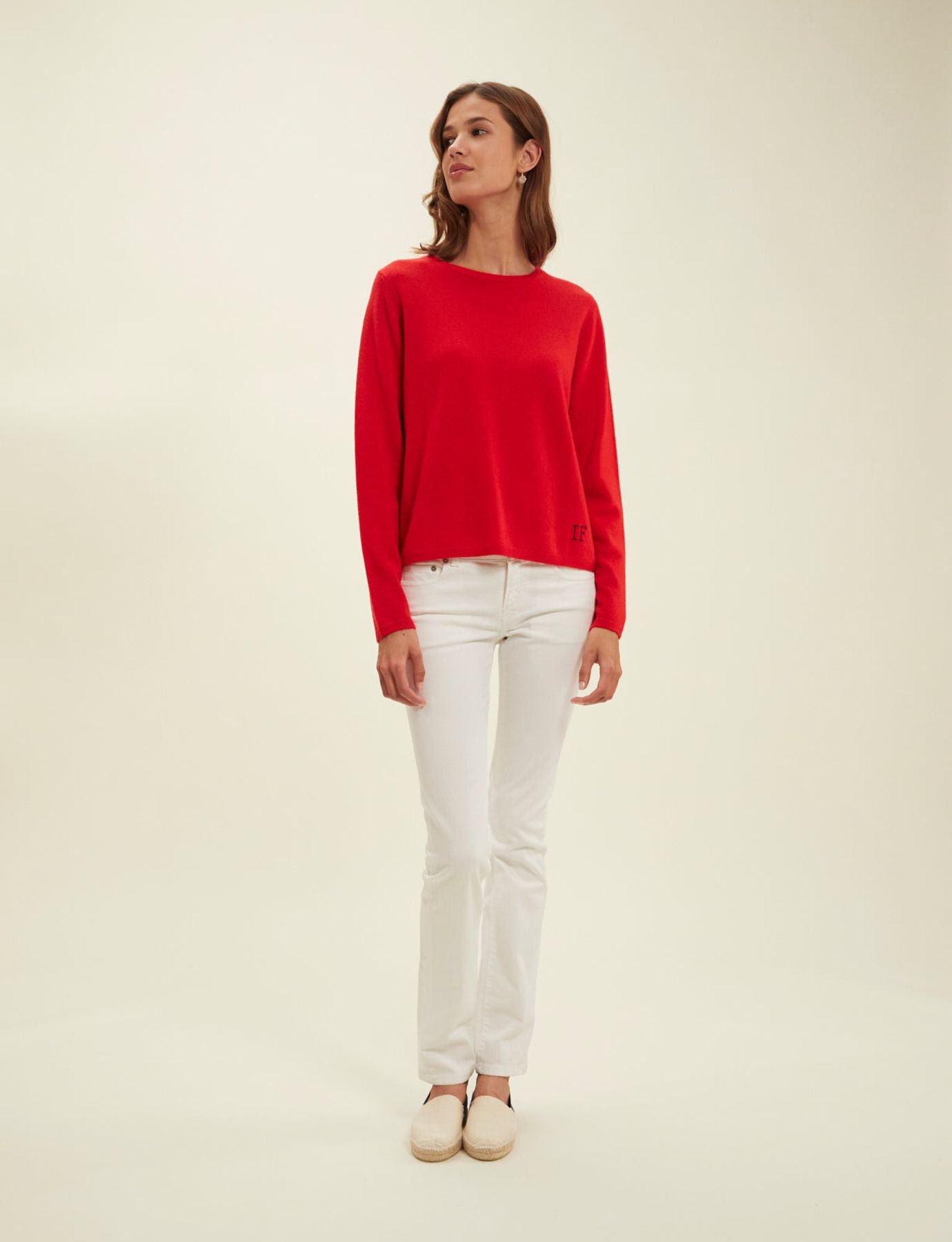 Angelina red jumper