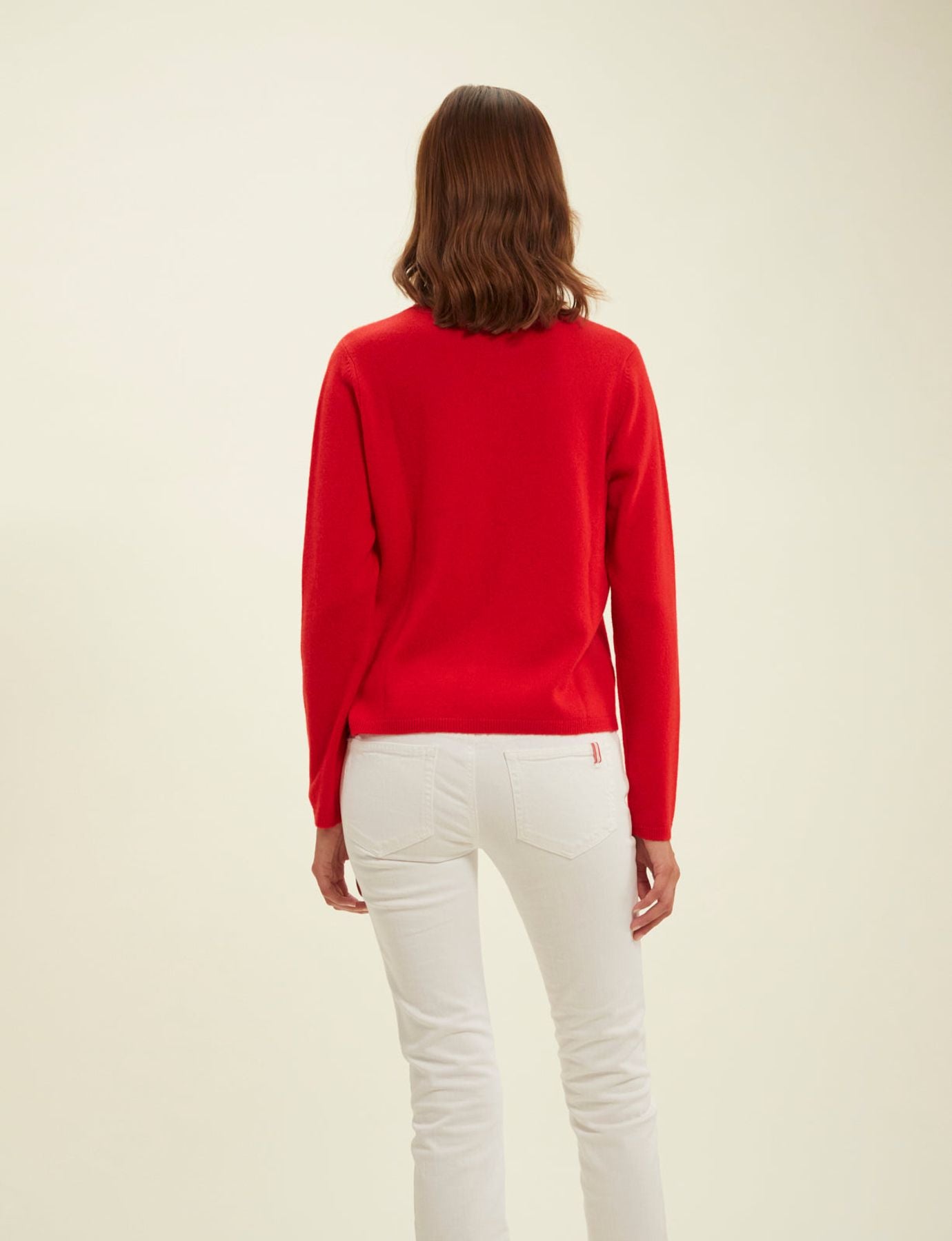 Angelina red jumper