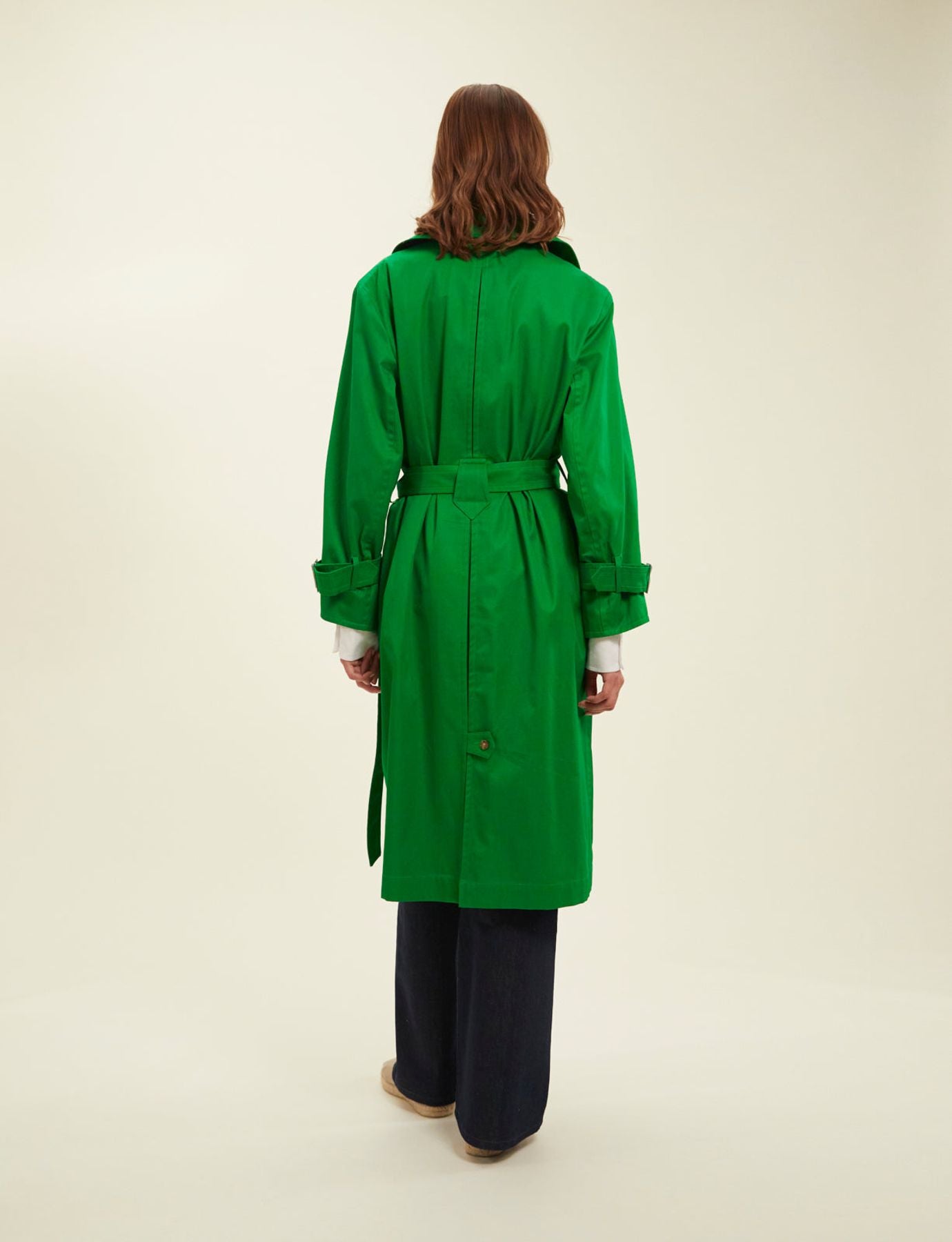 Blake prairie green trench coat