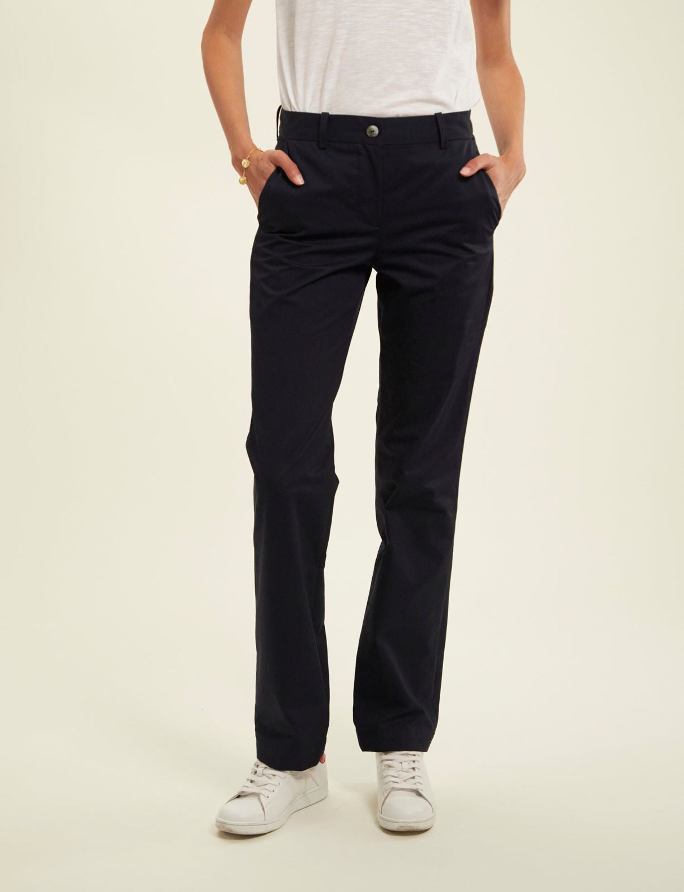 Francisco navy trousers