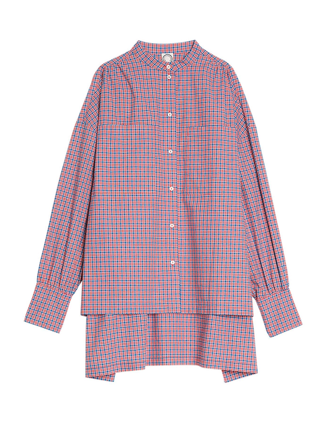 Adamo red check shirt