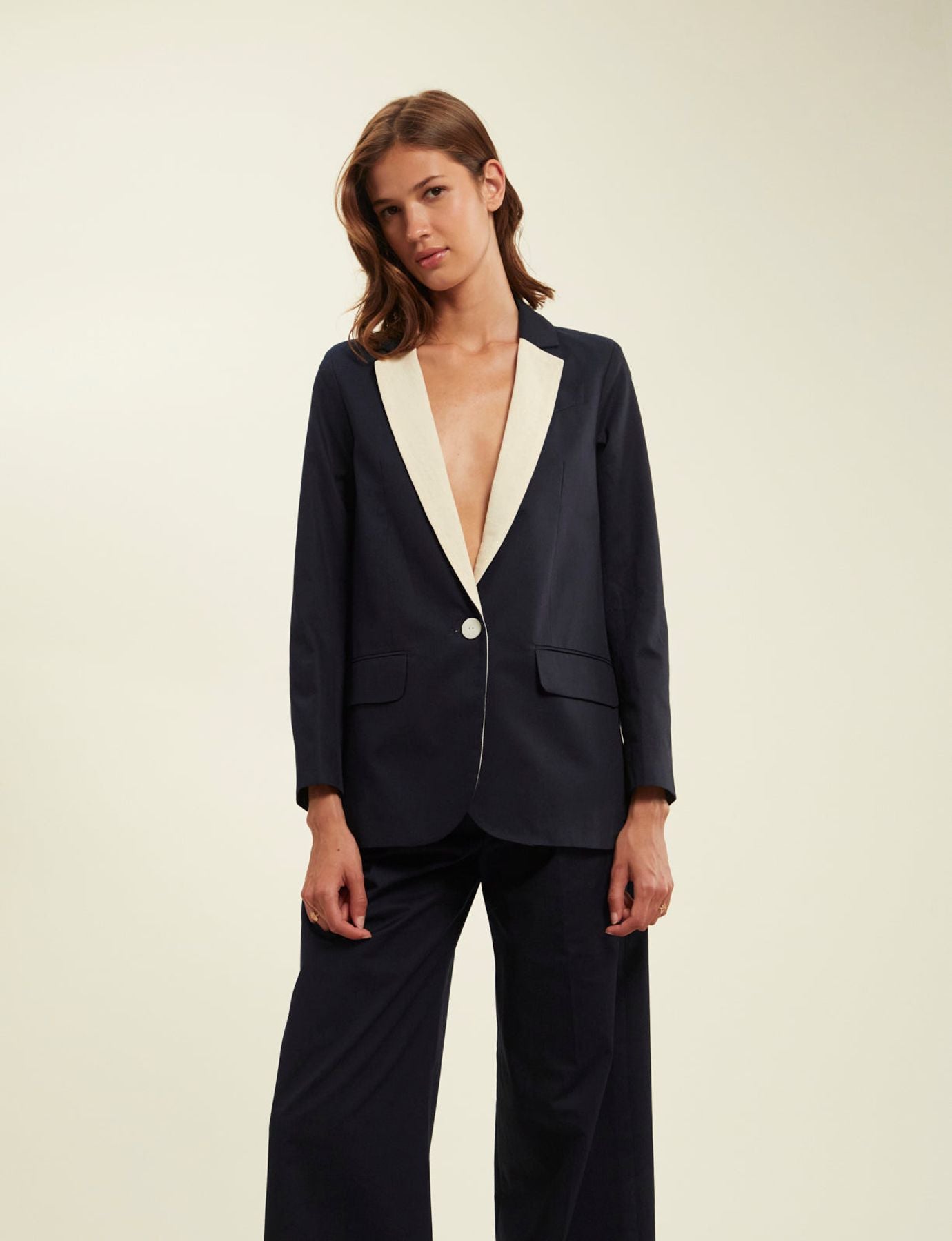 Bruna navy blue jacket