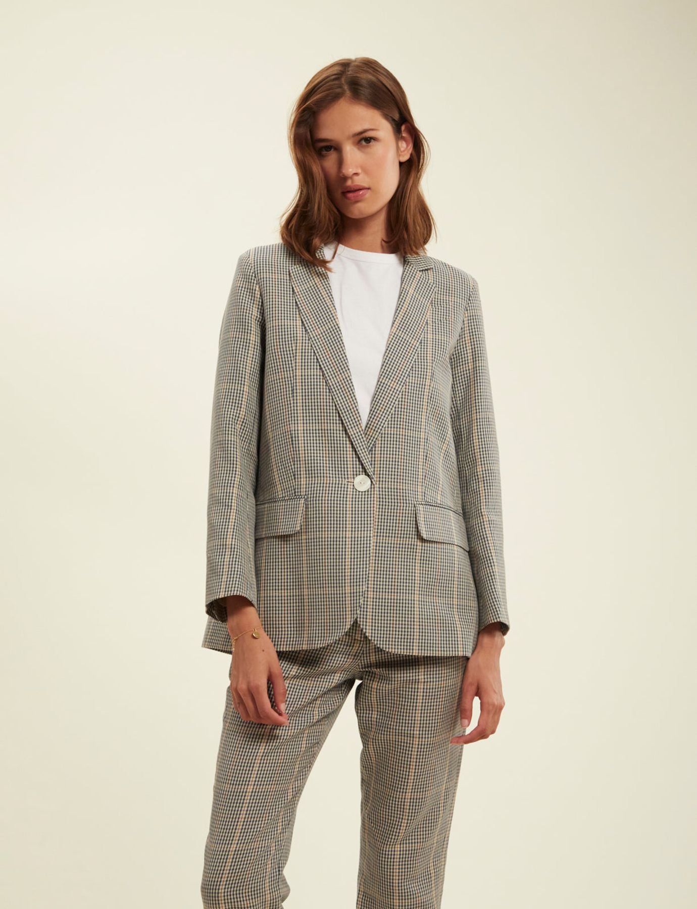 Bruna checked jacket