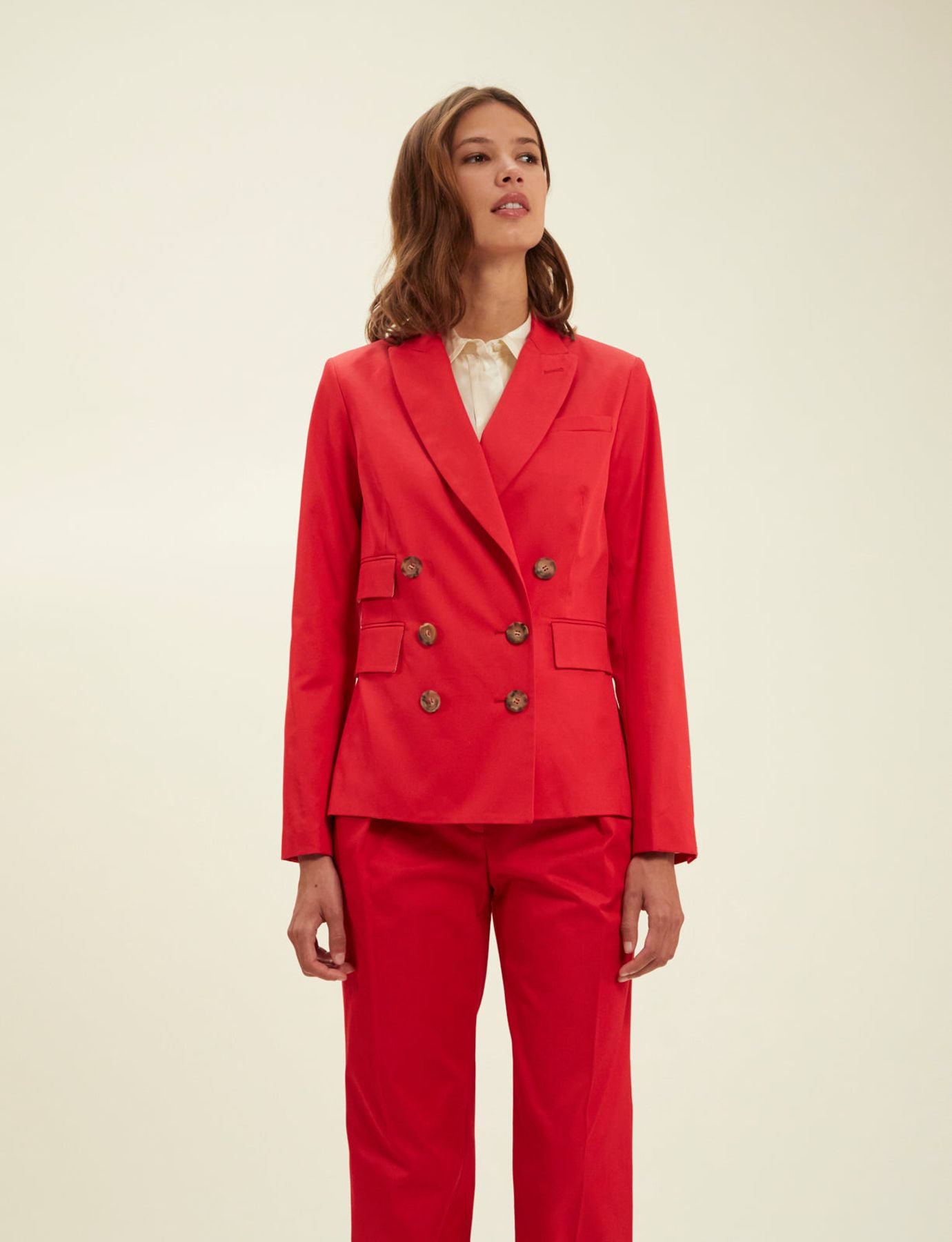 Maurice red jacket