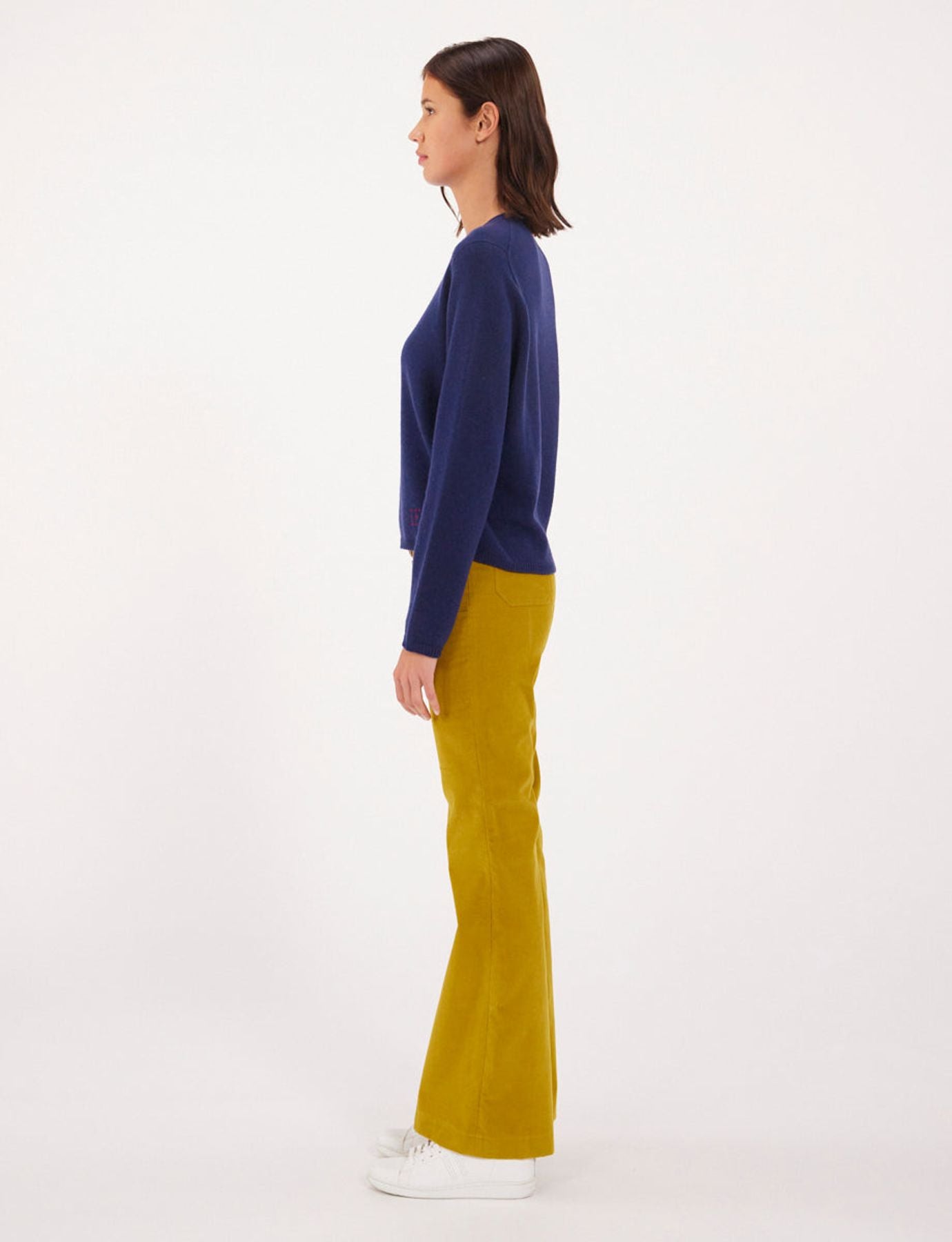 Angelina navy jumper