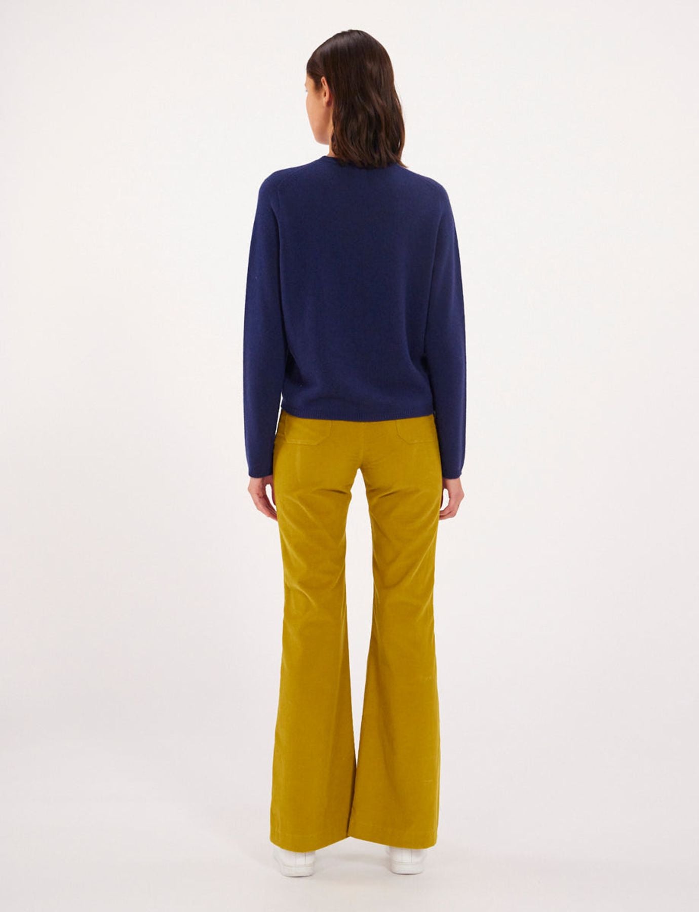 Angelina navy jumper
