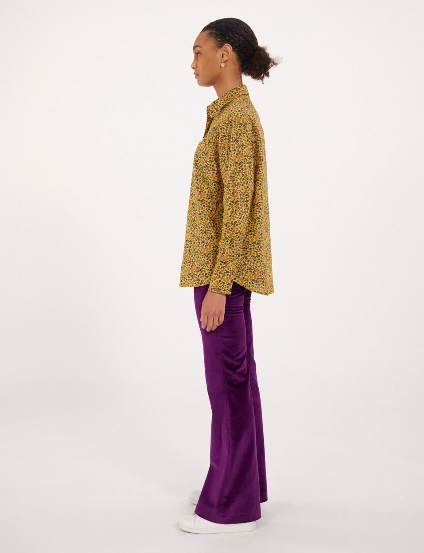 Camisa floral amarilla Maureen