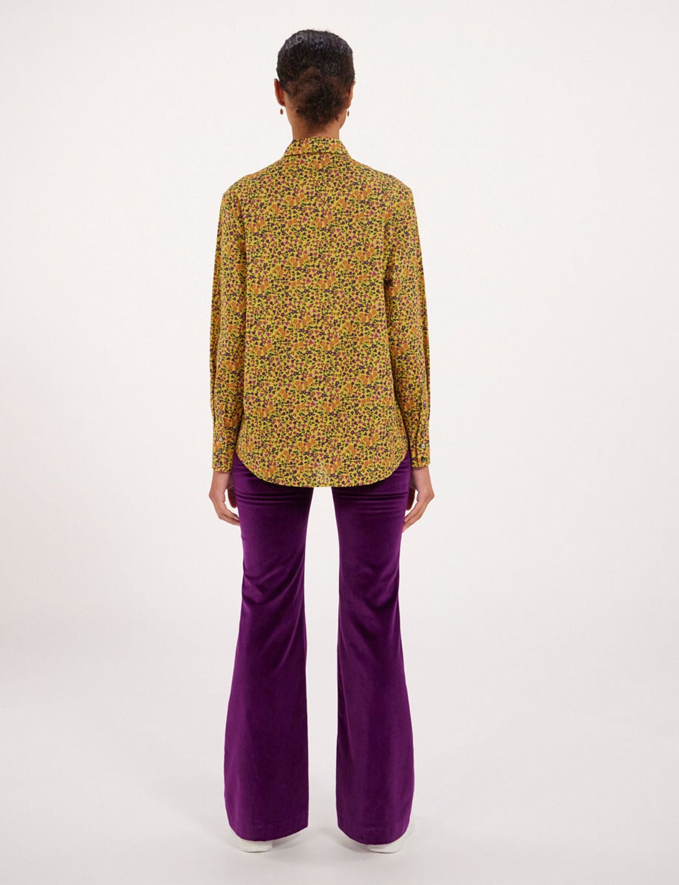 Camisa floral amarilla Maureen