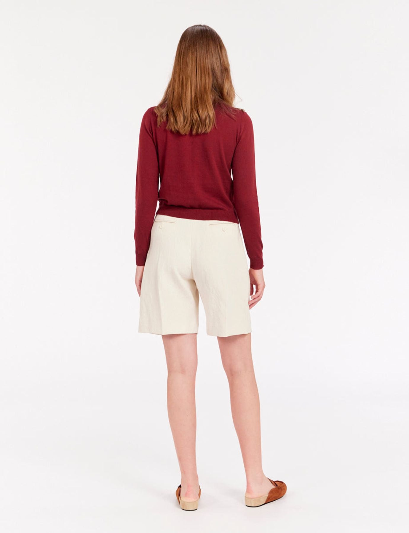 Gilet April bordeaux