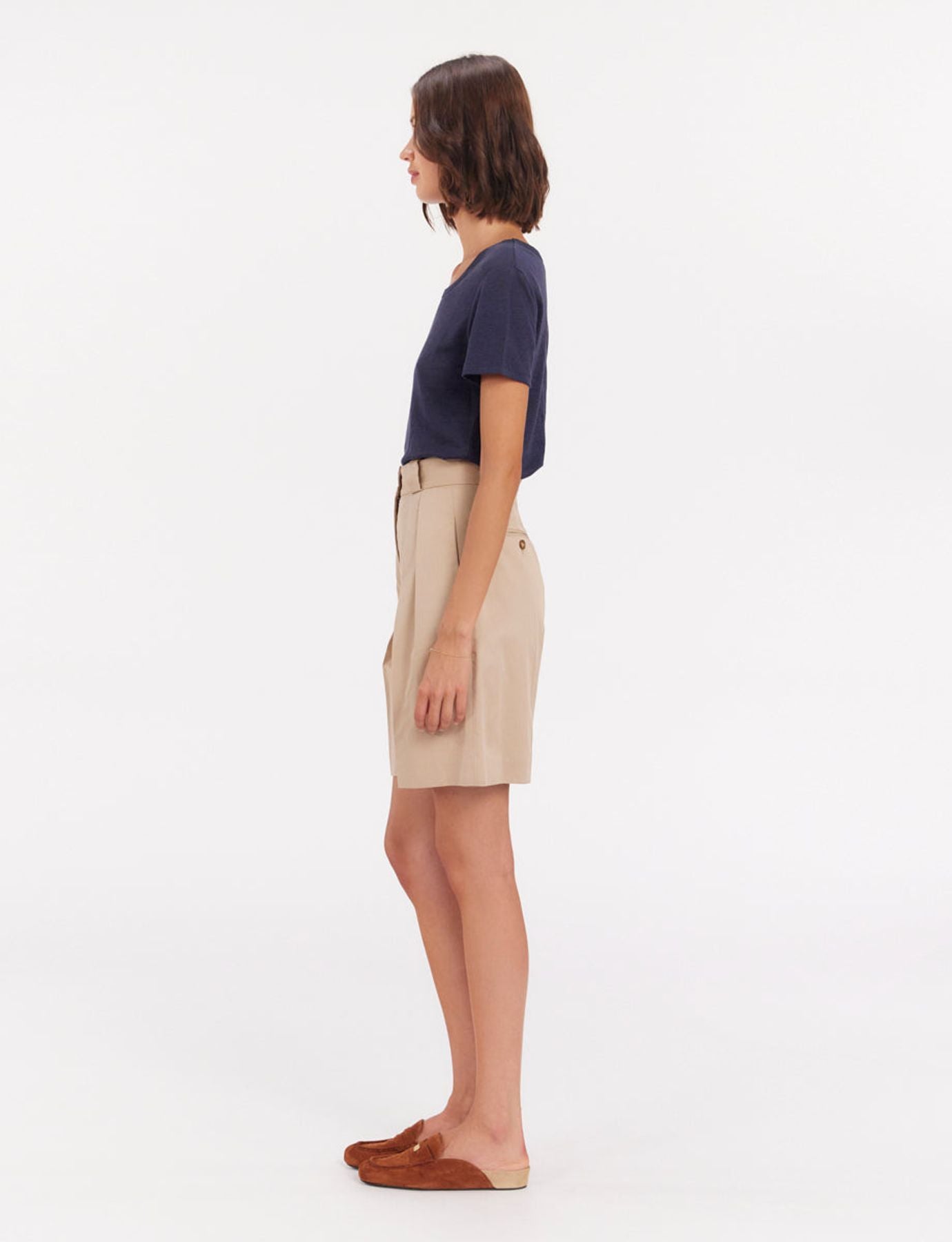 Odette beige shorts