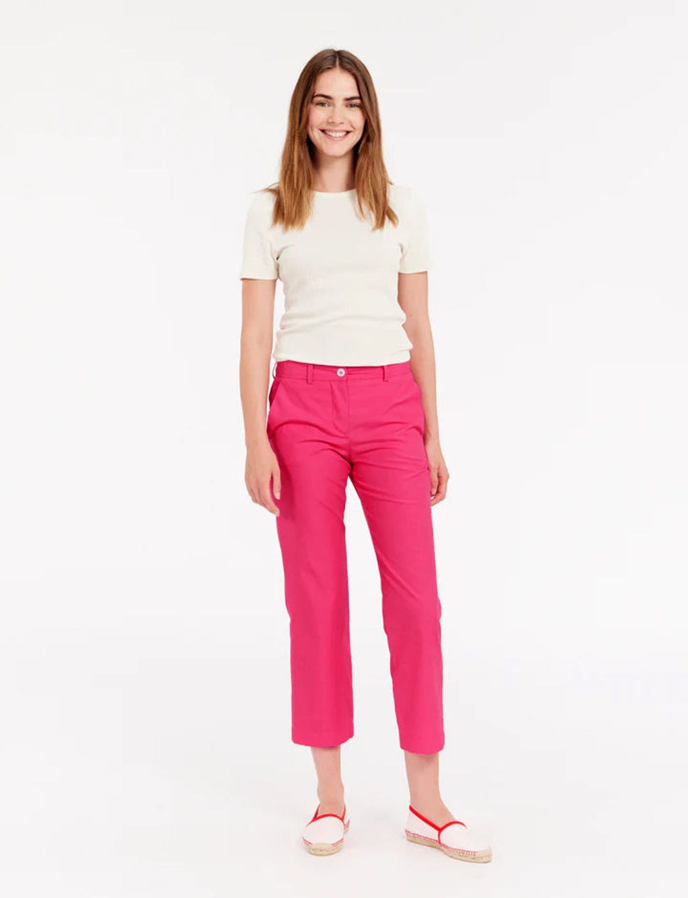 Pantaloni rosa Francesca