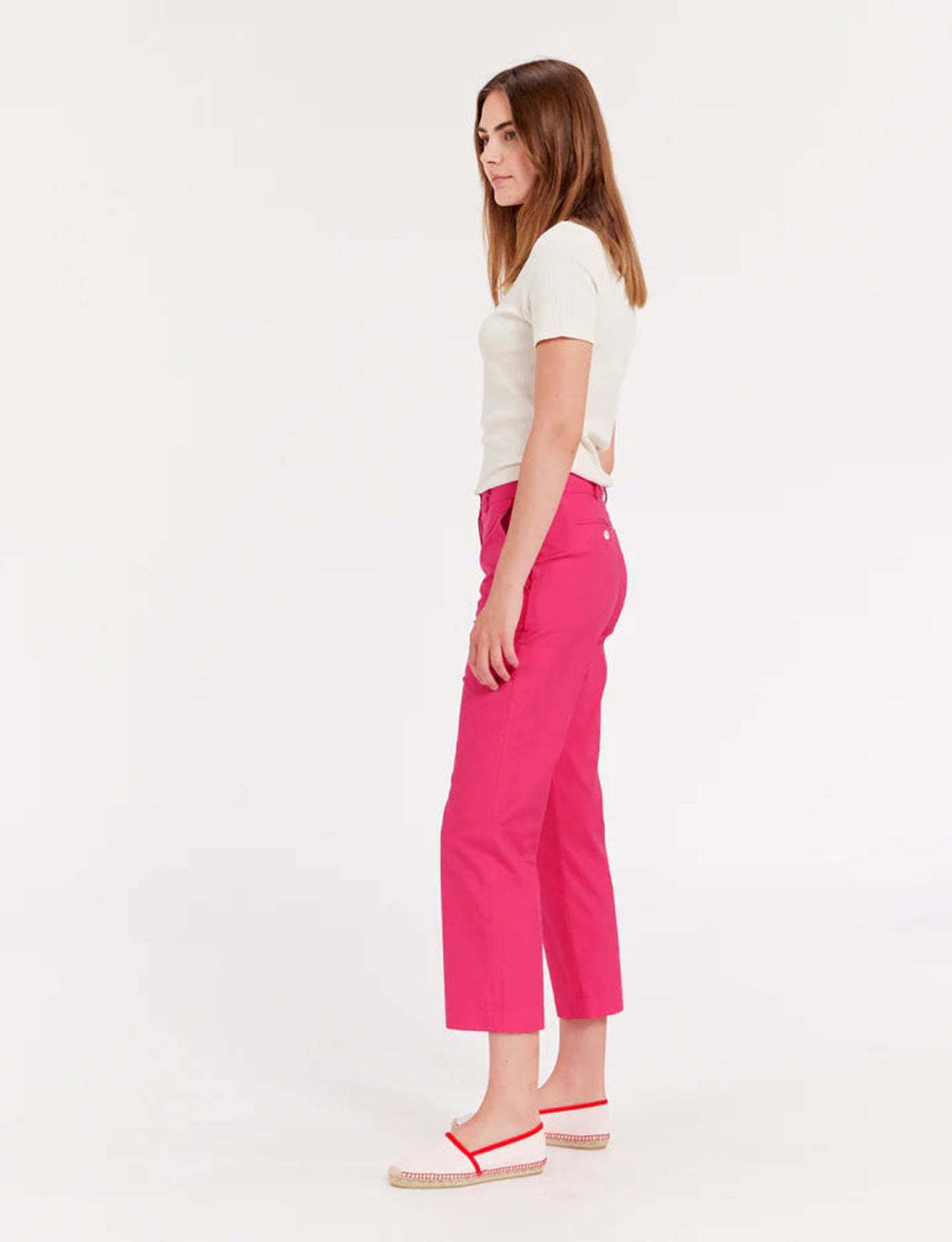 Pantaloni rosa Francesca