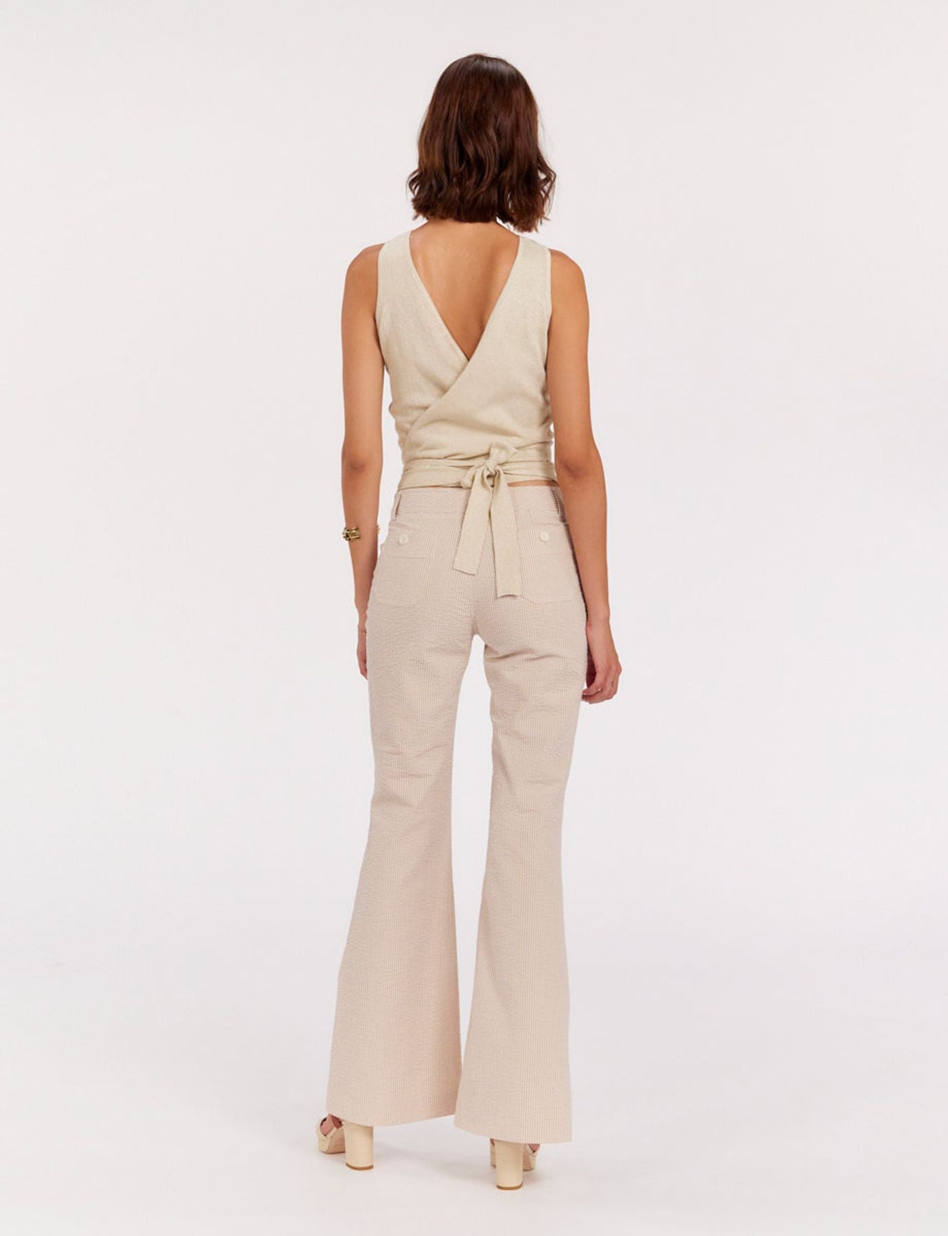 Pantalon Charlotte rayé