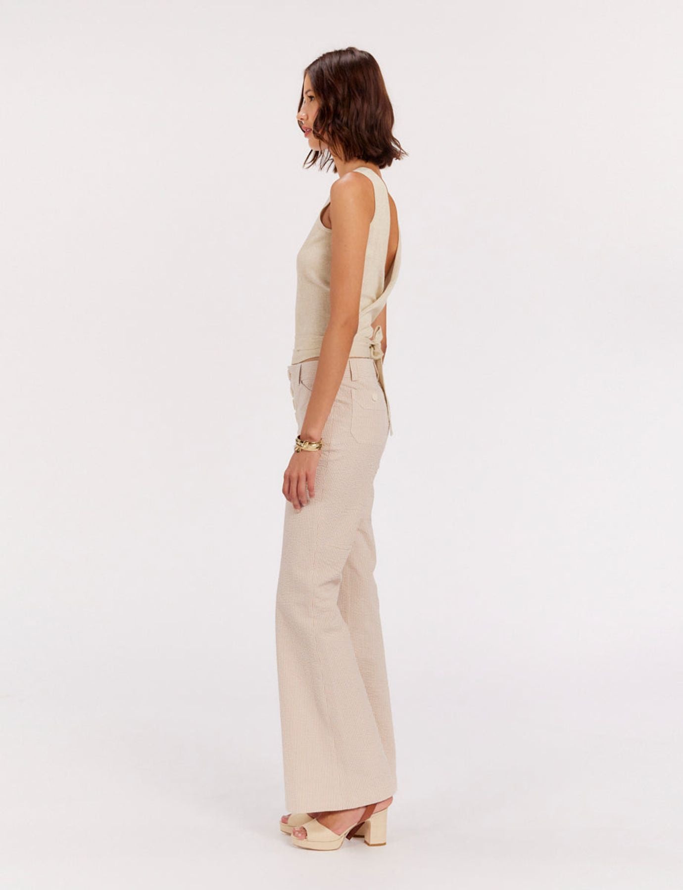Pantalon Charlotte rayé