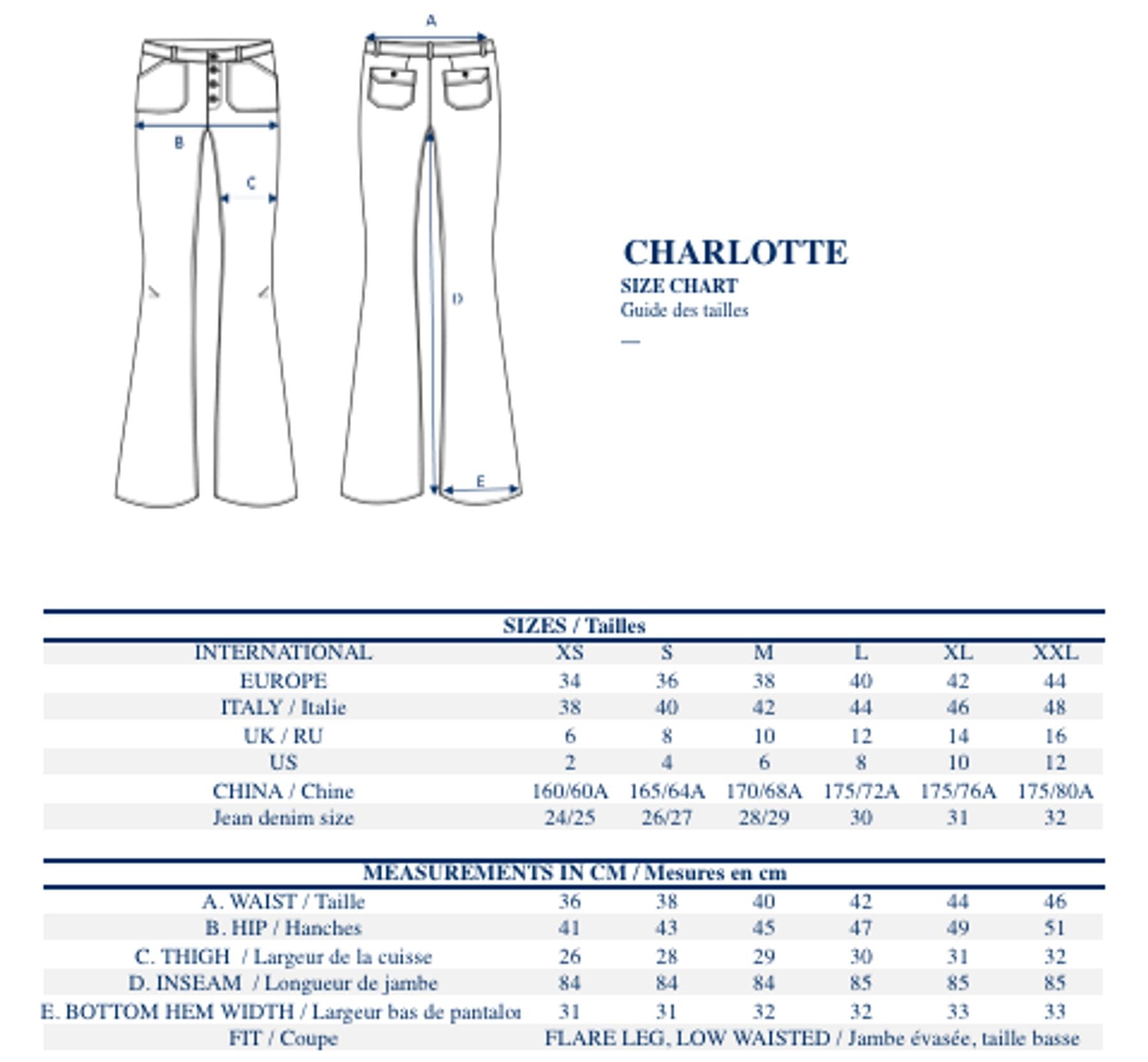 Pantalon Charlotte rayé