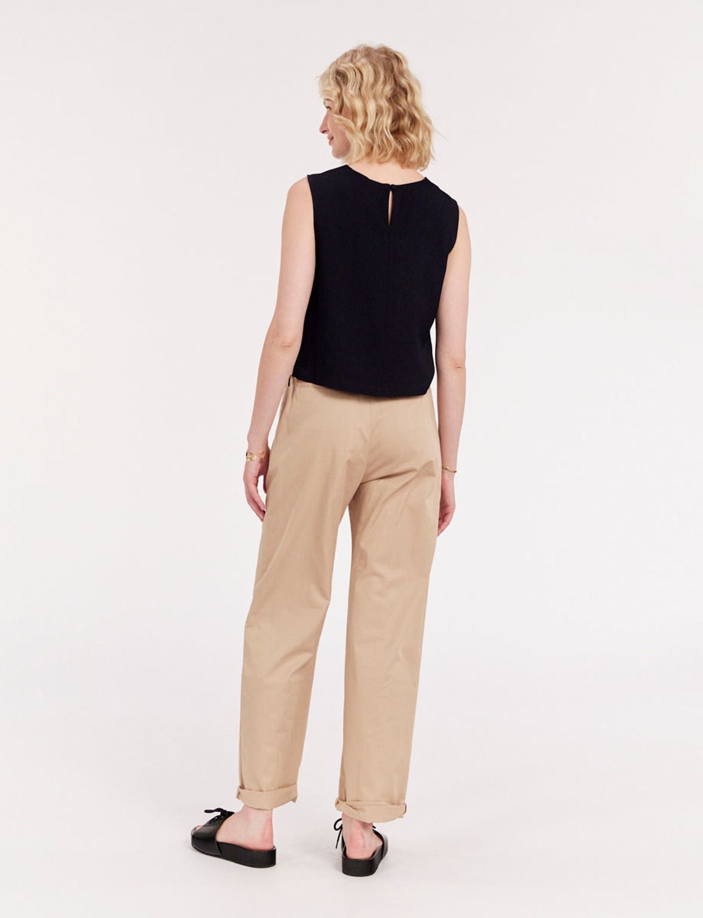 Albert navy blue top