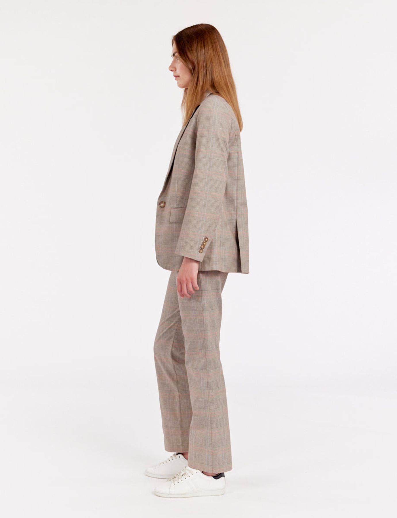 Veste Bruna en coton à carreaux