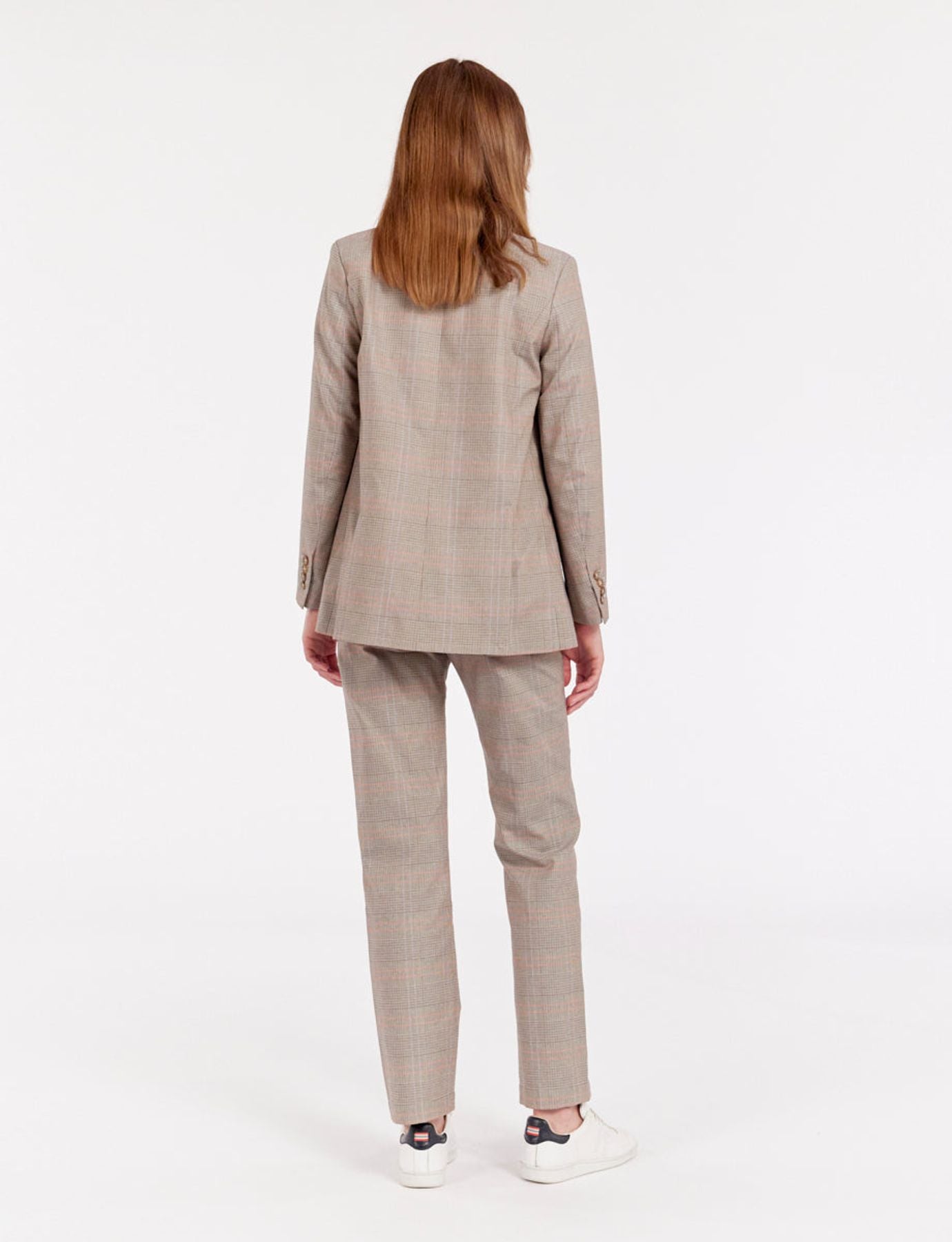 Veste Bruna en coton à carreaux