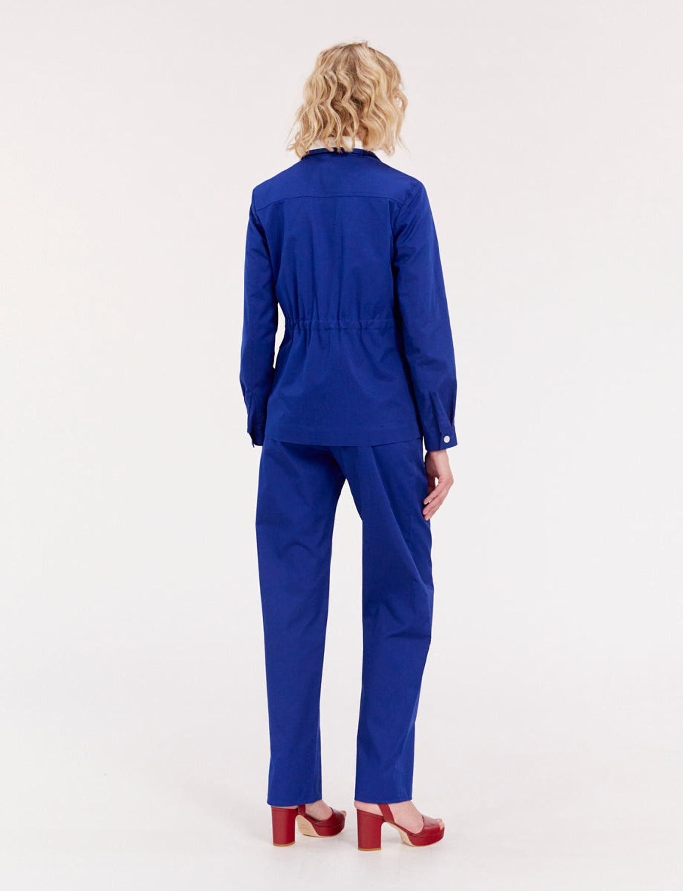 Flipperjacke blau