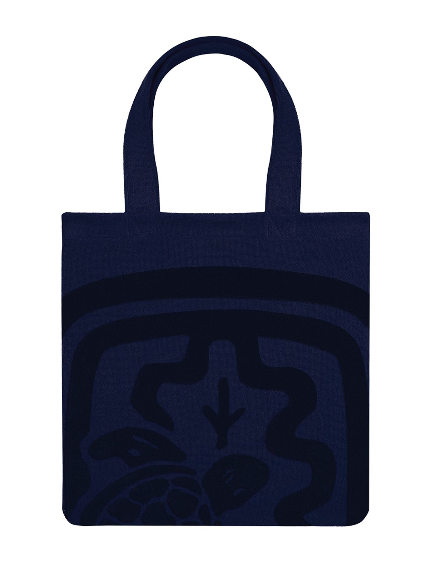 Boudoir, Sac cabas en éponge, Ines x Vilebrequin, bleu navy