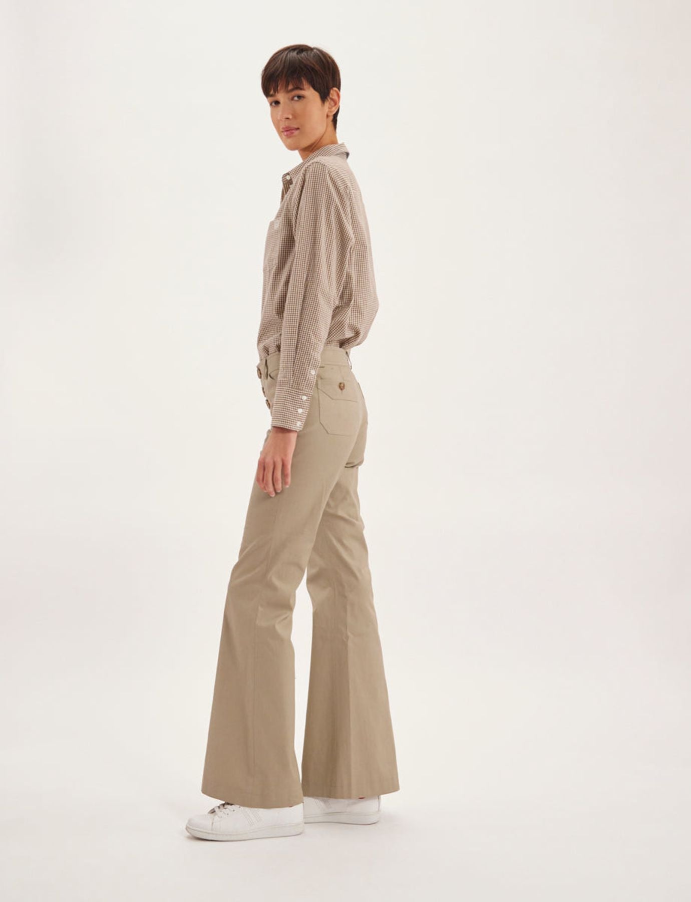 Pantalon Charlotte beige clair
