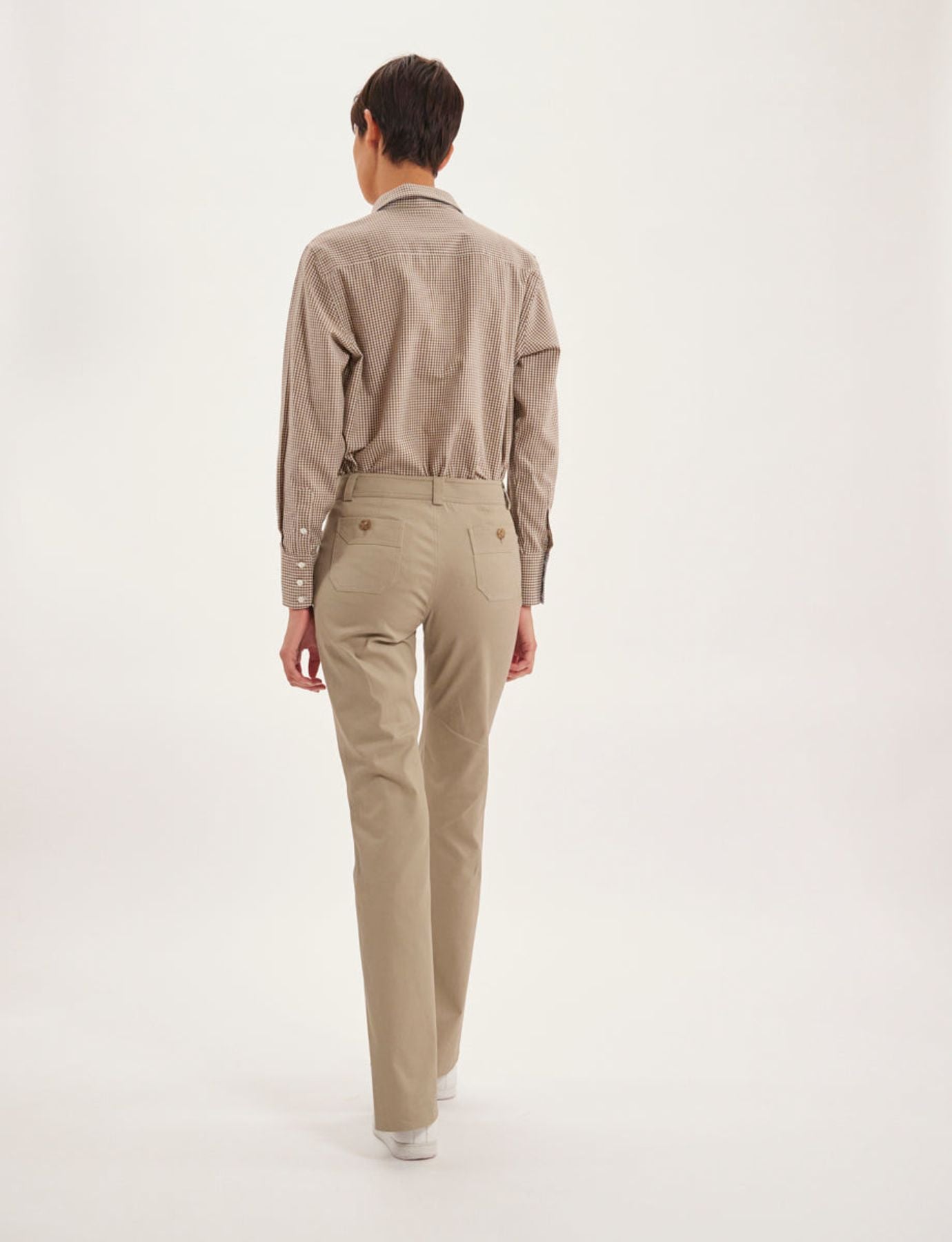 Pantalon Charlotte beige clair