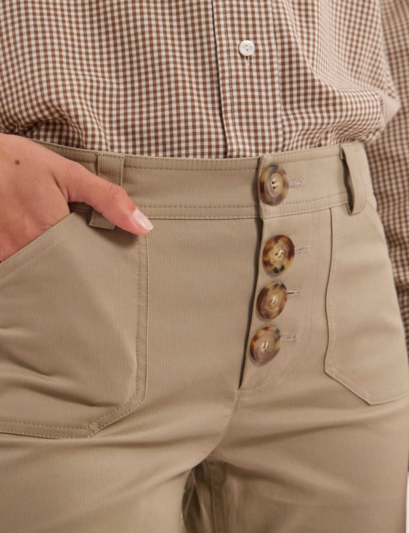 Pantalon Charlotte beige clair