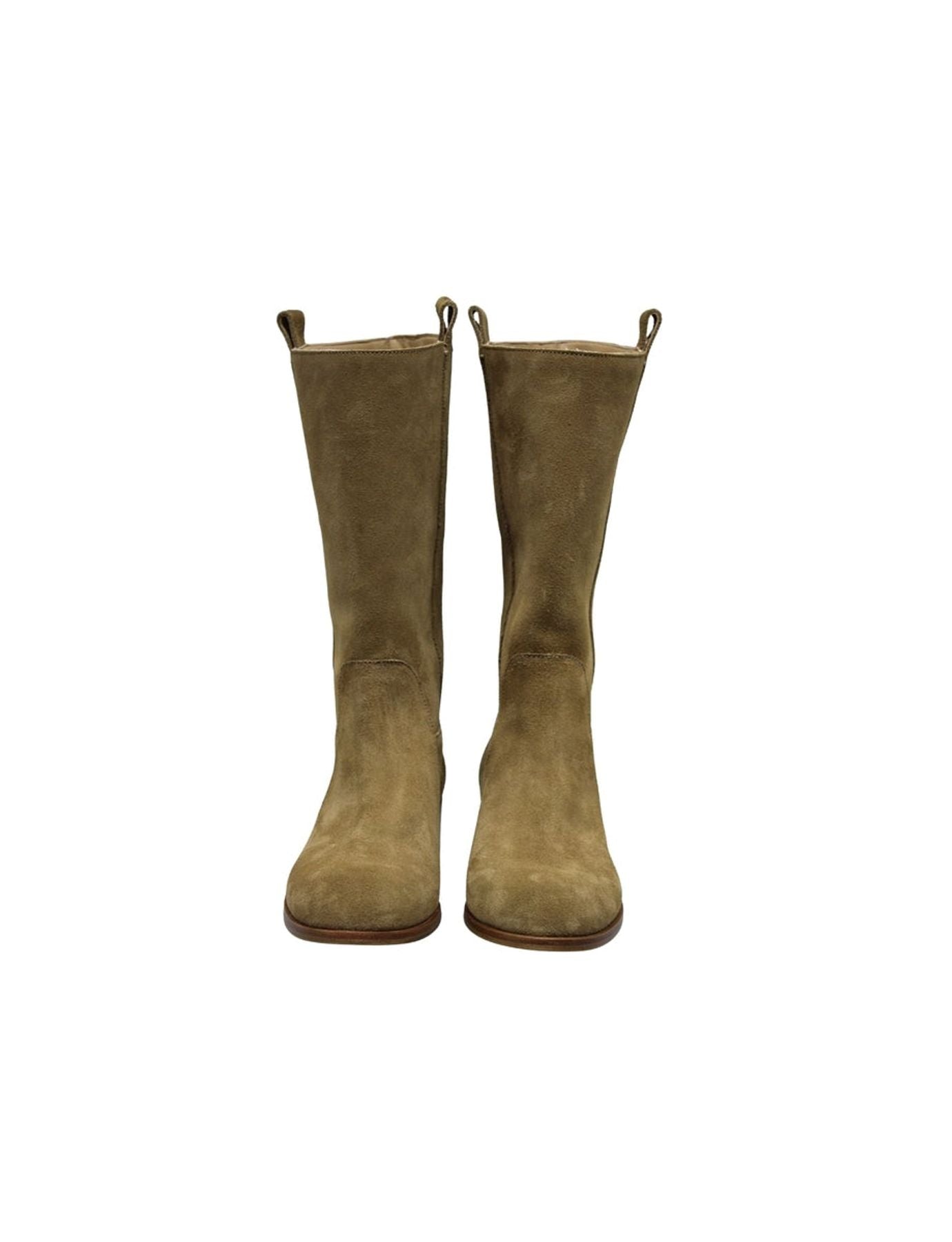 Bottes en daim Sable