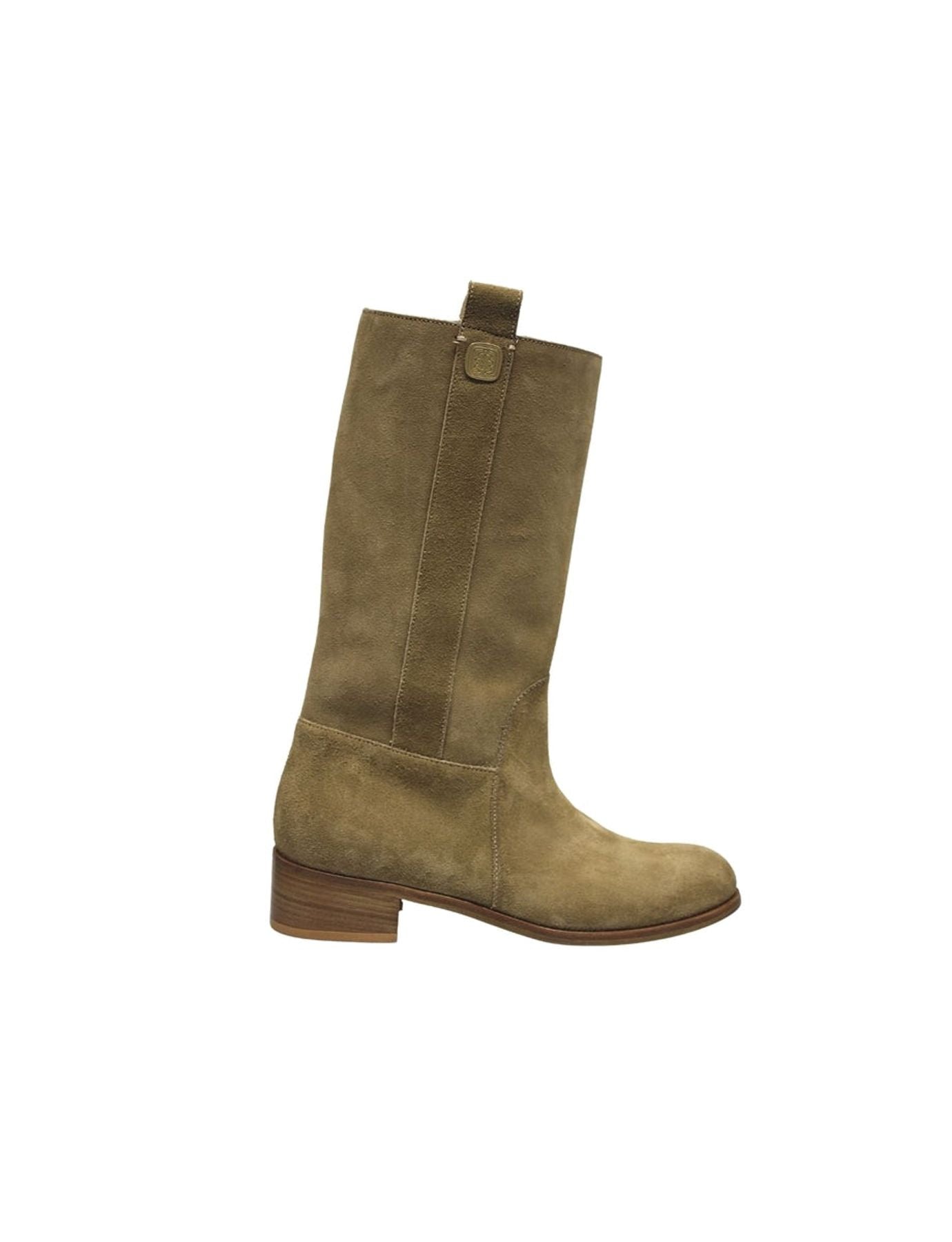 Bottes en daim Sable