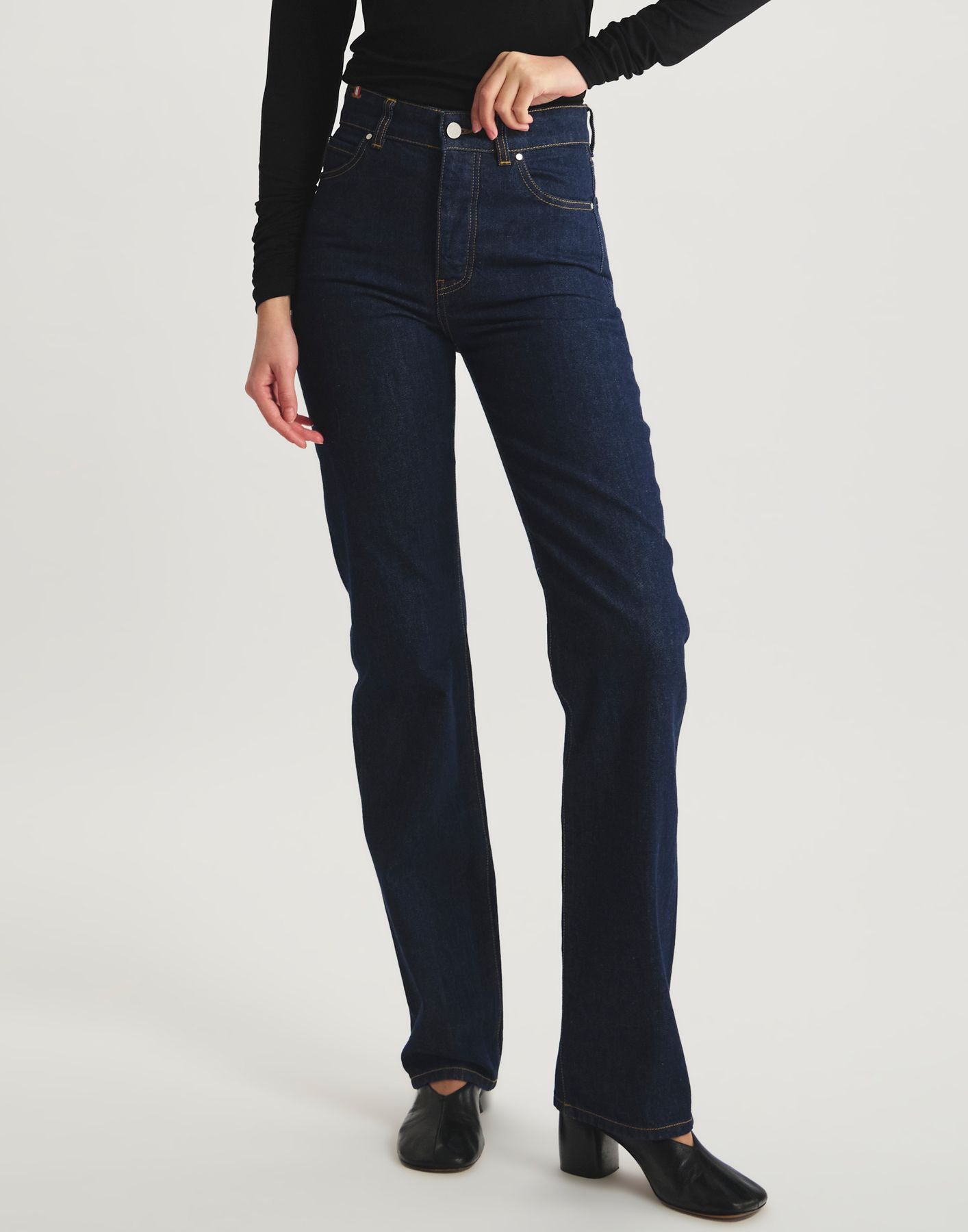 Neil jeans in navy cotton