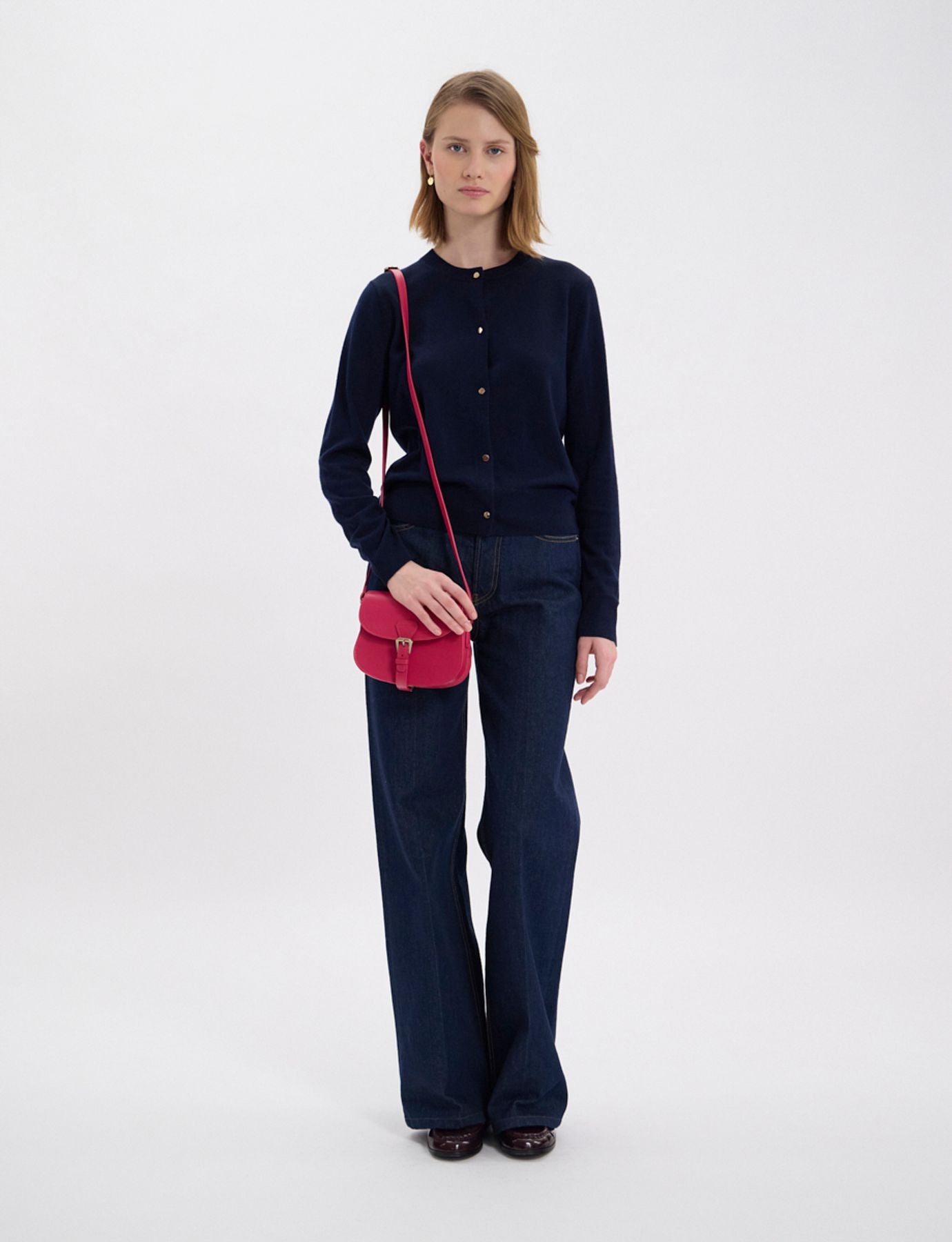 Bolso Baby Flâneur rosa pasión