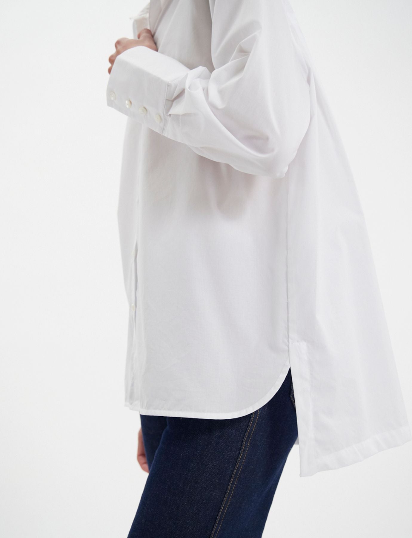 Falco white cotton shirt